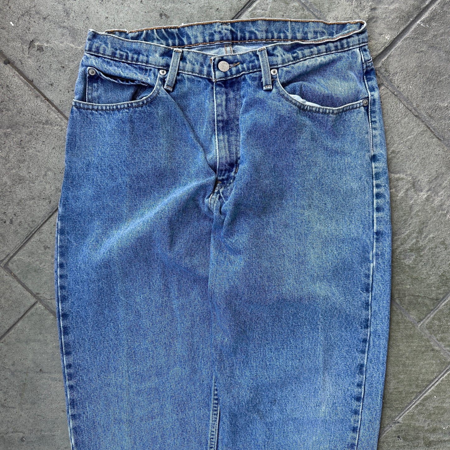 Pantalon Polo Ralph Lauren De Hombre Talla 34x34 Color Azul Claro Corte Baggy Vintage