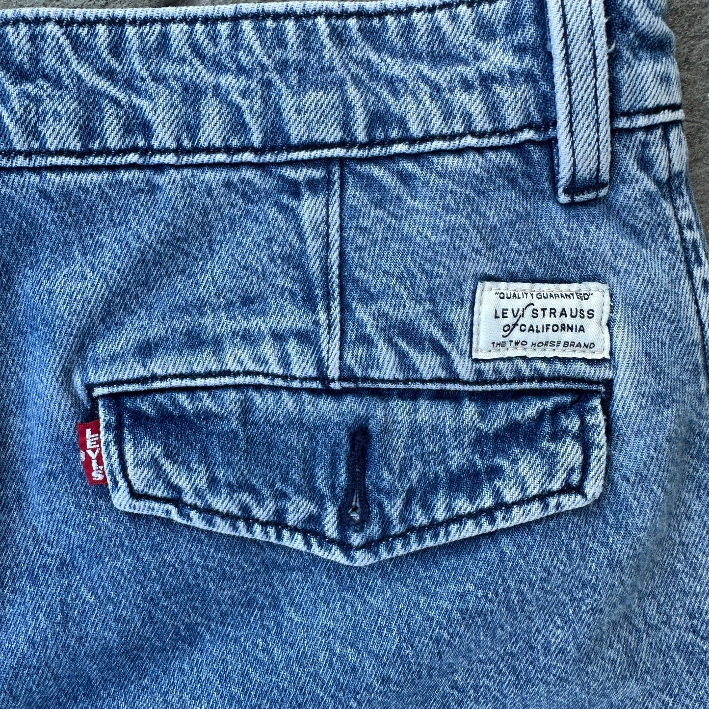 Short o Jort Vintage Levis De Hombre Talla 32 Color Azul Claro Chinos Big E Premium