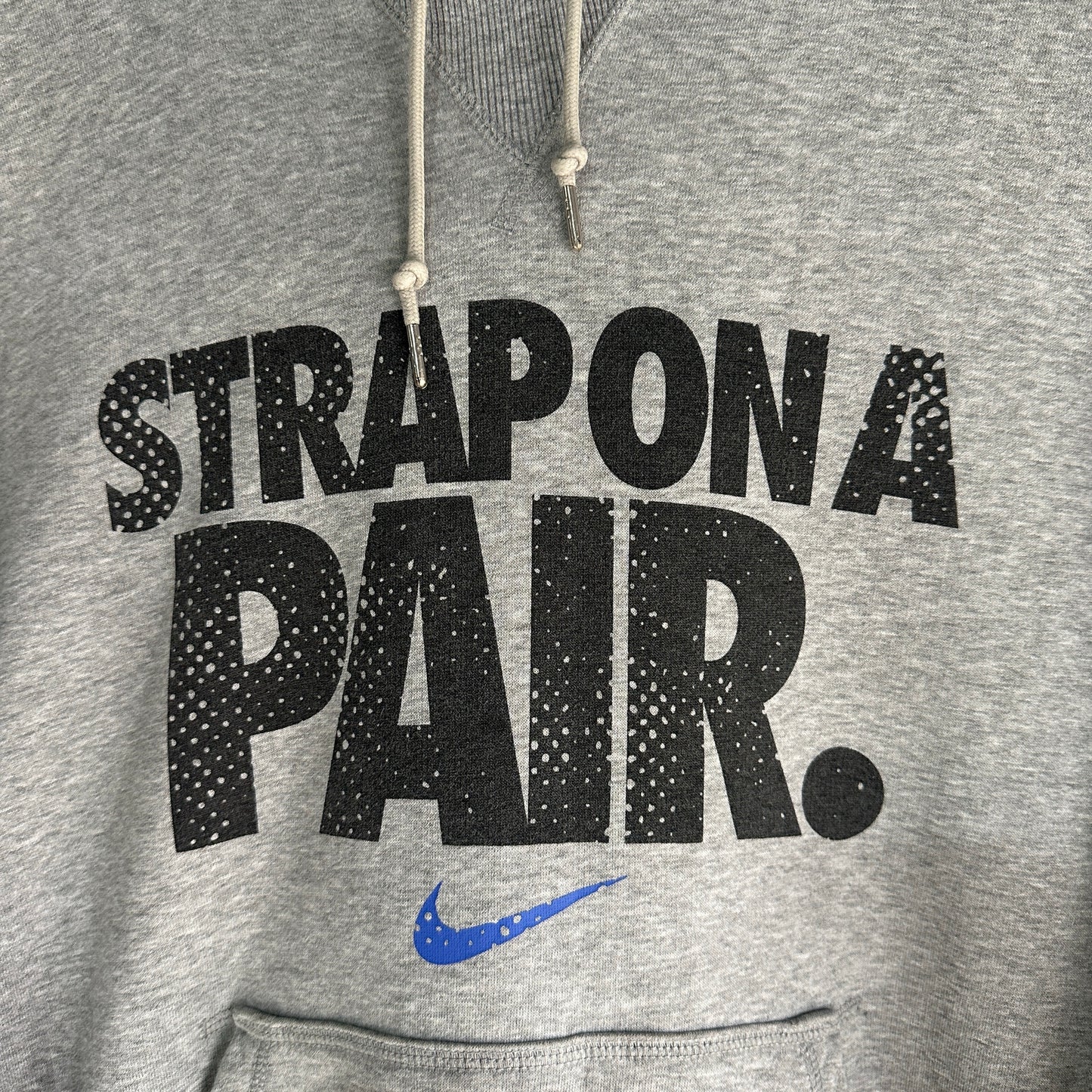 Hoodie Nike De Hombre Talla M Color Gris Mid Swosh Deportivo Gimnasio