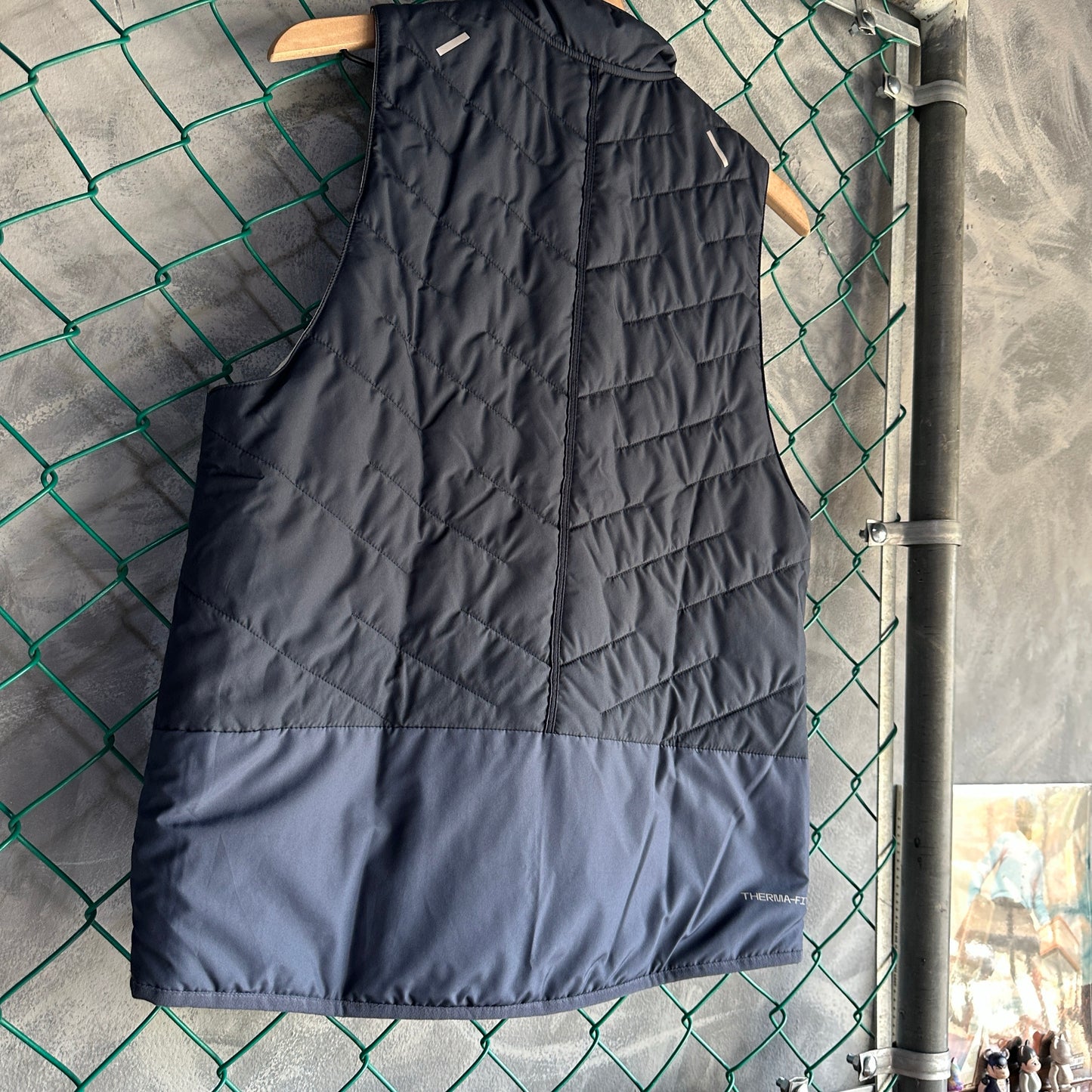Chaleco Nike De Hombre Talla M Color Azul Therma Fit Nuevo Con Etiquetas