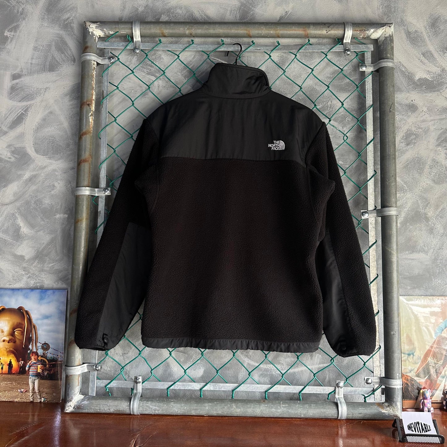 Chamarra North Face De Hombre Talla S Color Negro PolarTec Sin detalles con ziper y sin gorro TNF