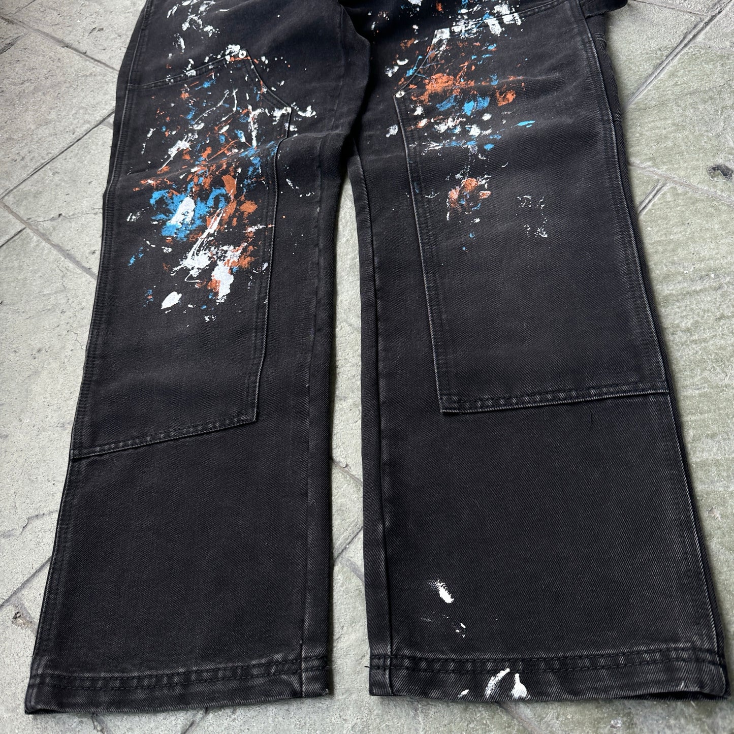 Pantalon No Boundaries De Hombre Talla 38x30 Color Negro Estilo Doble Rodilla Nuevo Con Etiquetas