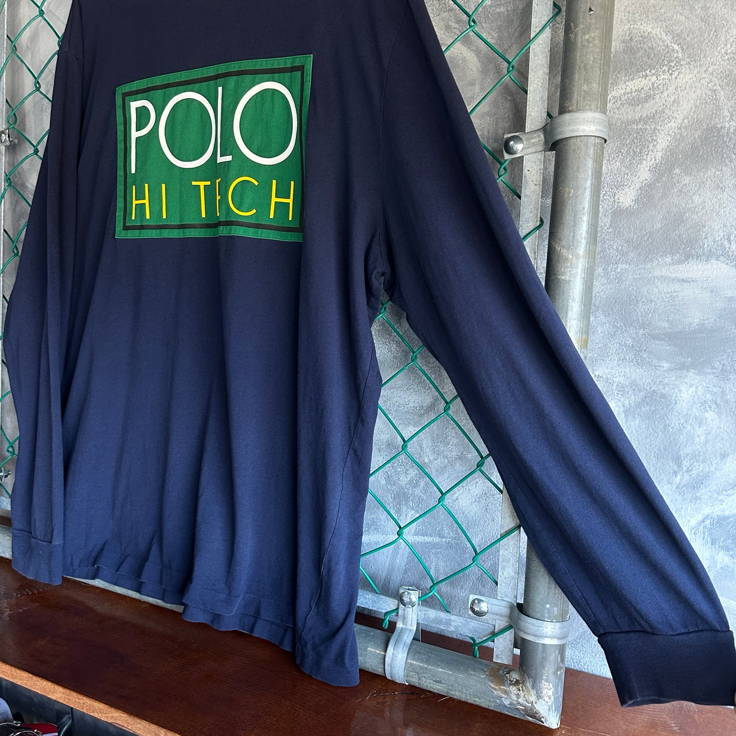 Camisa Polo Ralph Lauren De Hombre Talla Xl Color Azul Marino Lofi Manga Larga