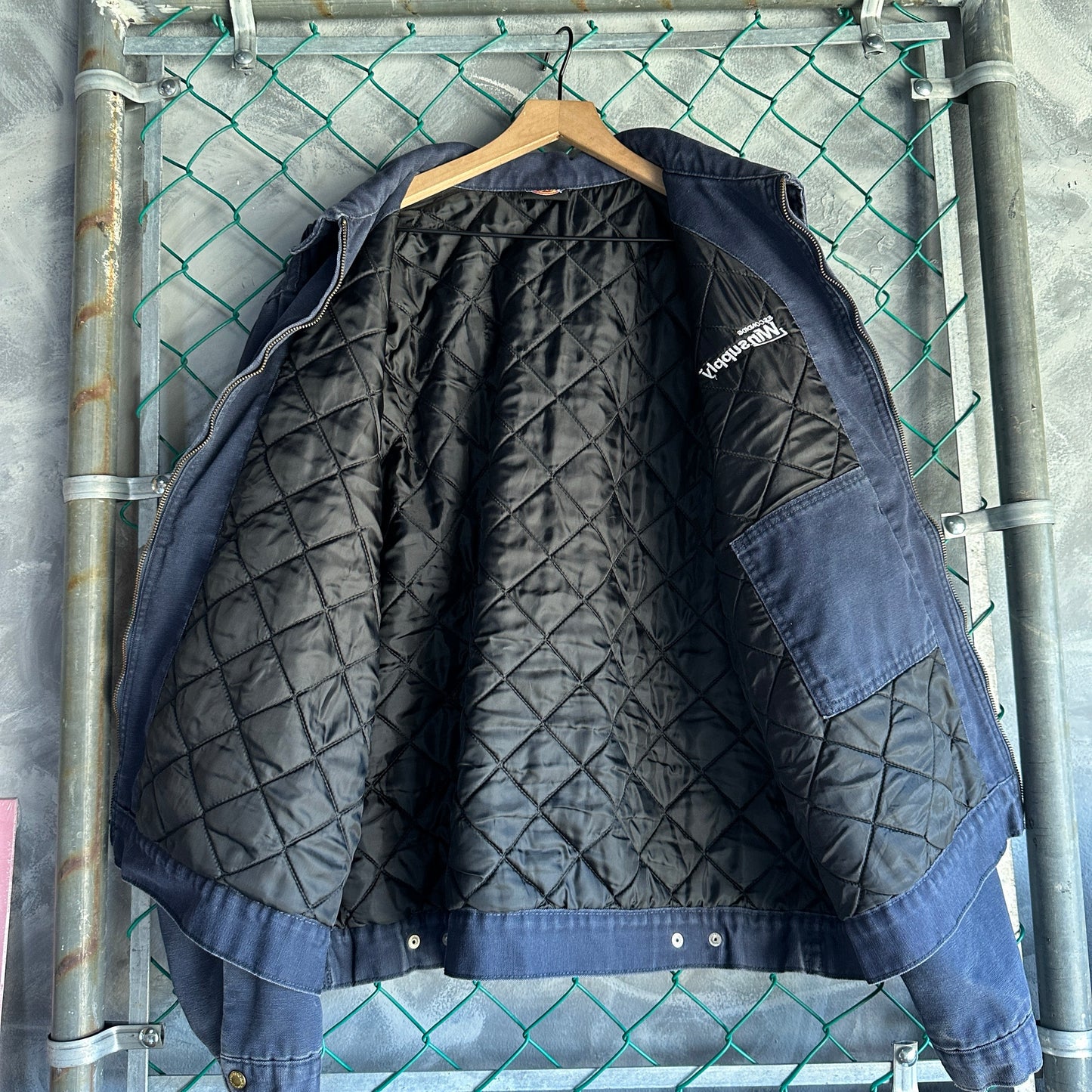 Chamarra Dickies De Hombre Talla Xl Color Azul Marino Detroit Workwear