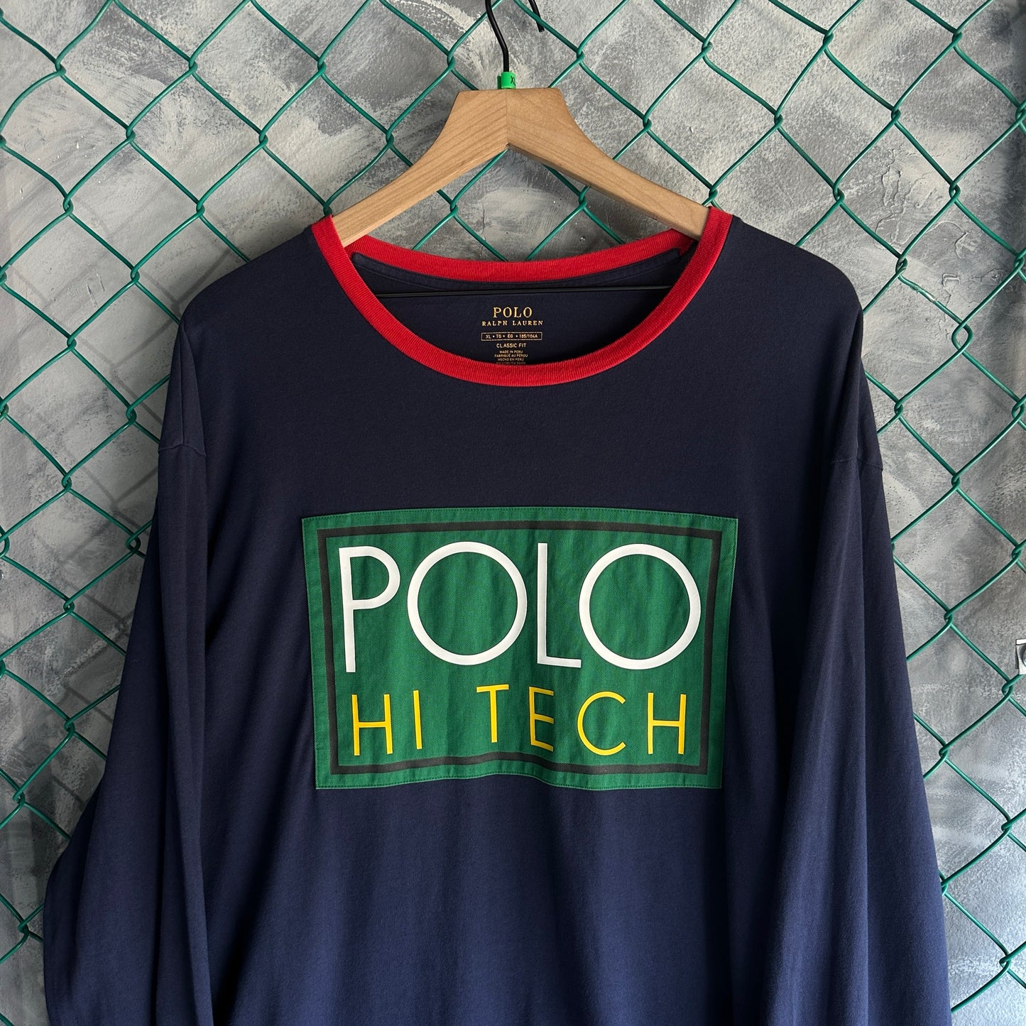 Camisa Polo Ralph Lauren De Hombre Talla Xl Color Azul Marino Lofi Manga Larga