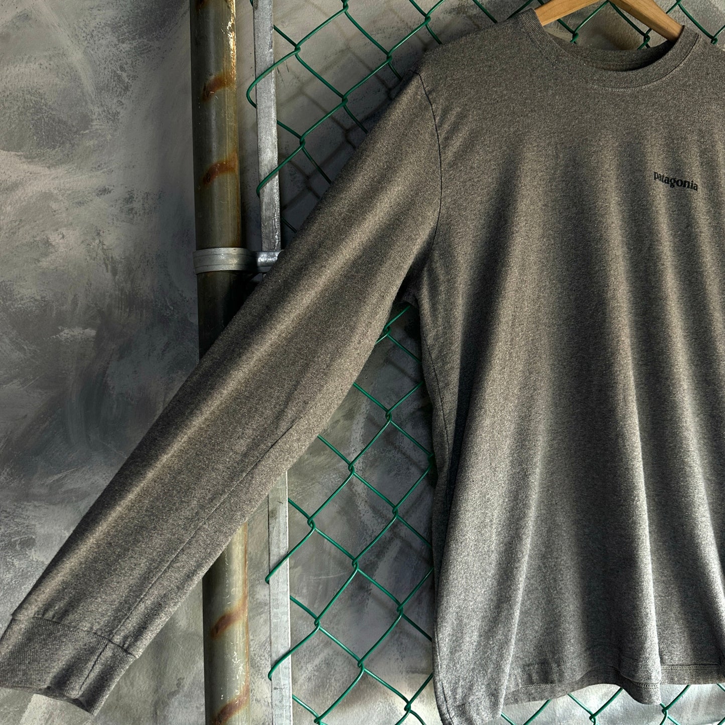 Camisa Patagonia De Hombre Talla M Color Gris De Manga Larga Mimalista Fresca