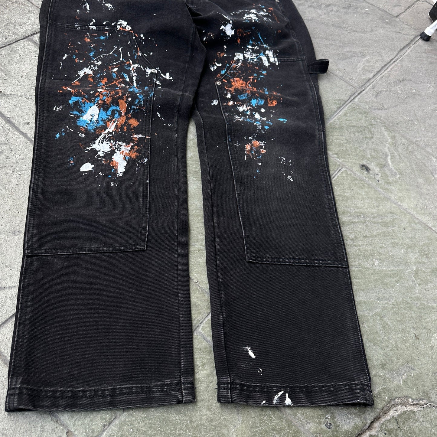 Pantalon No Boundaries De Hombre Talla 38x30 Color Negro Estilo Doble Rodilla Nuevo Con Etiquetas