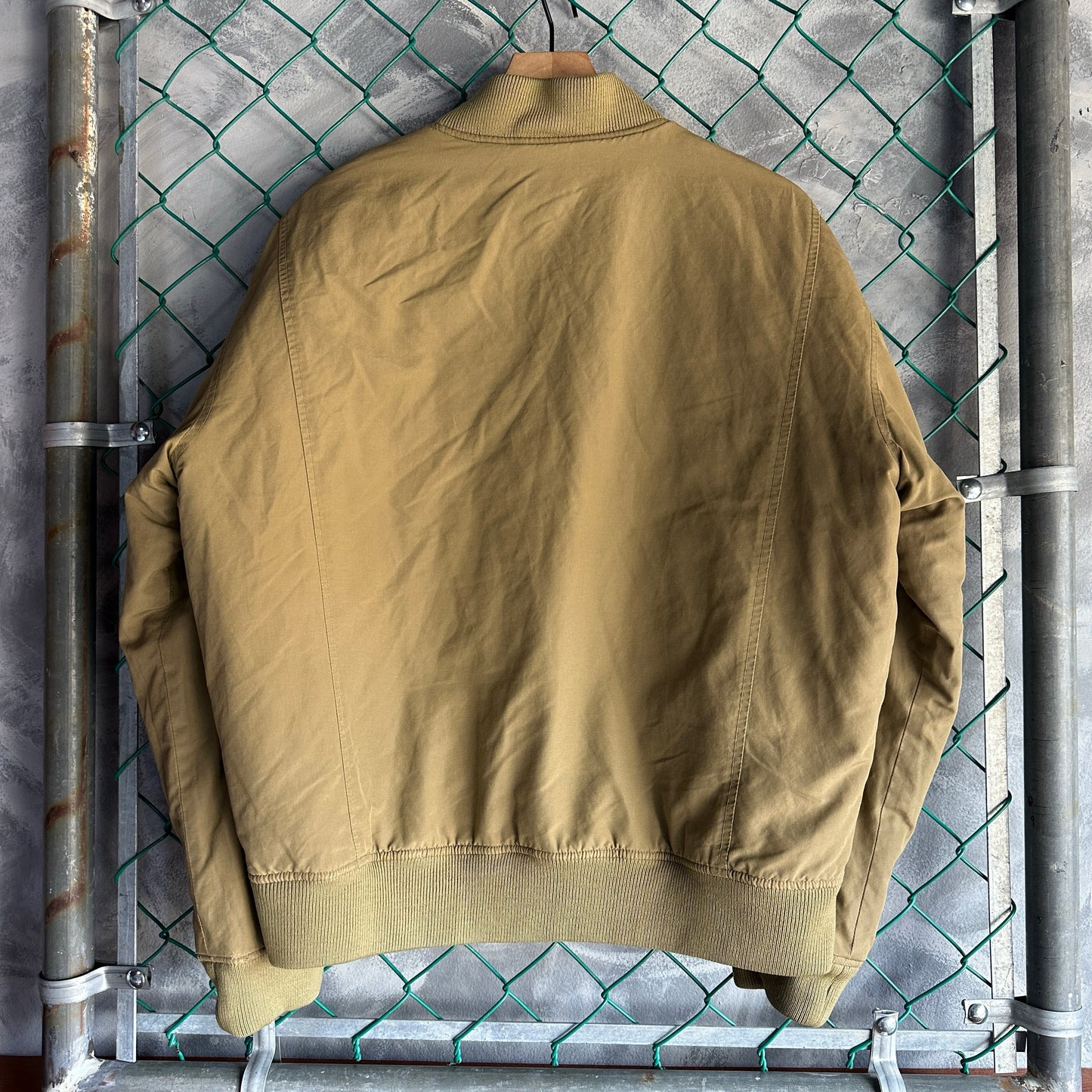 Chamarra Double Ralph Lauren Bomber Jacket De Hombre Talla L Color Verde Desvanecido