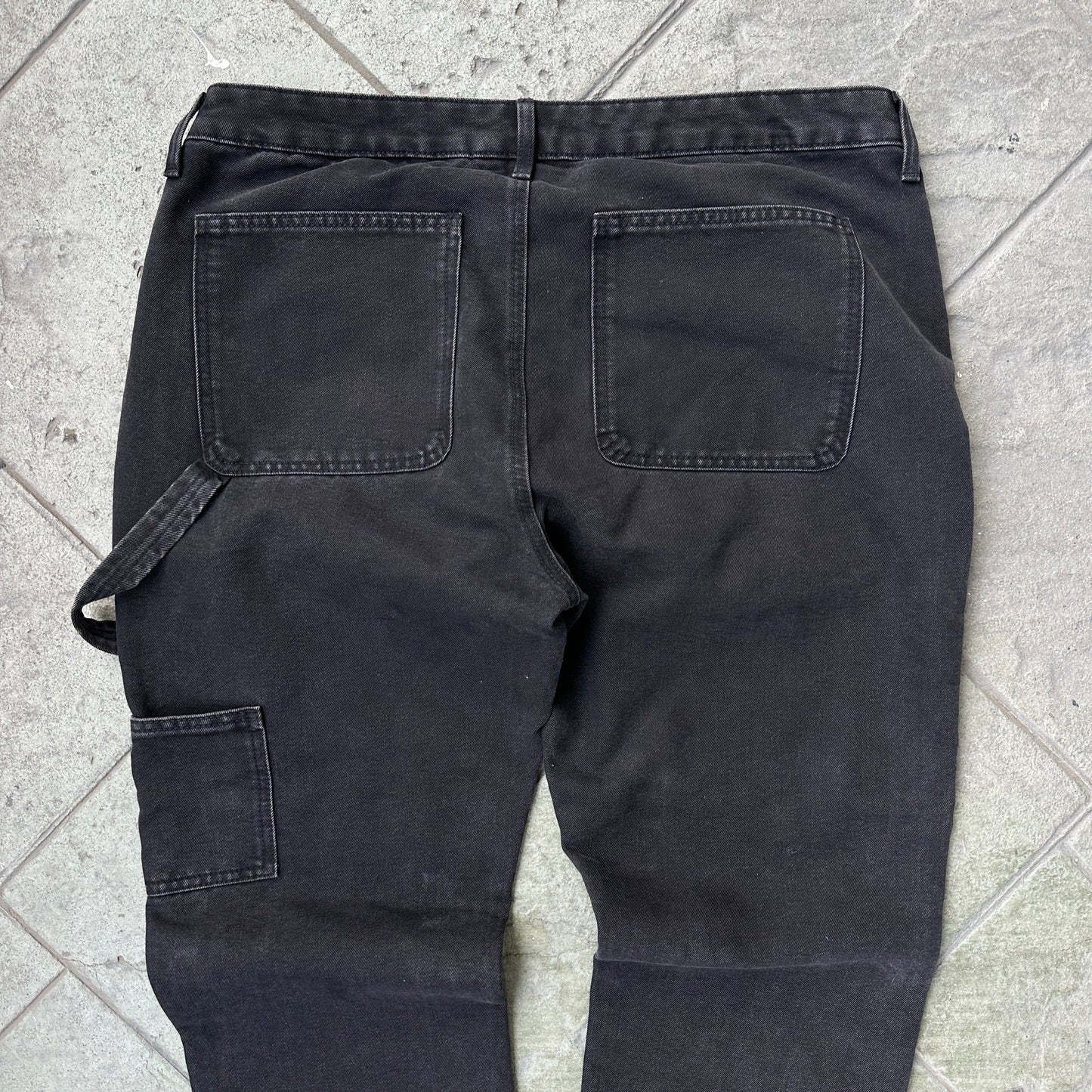 Pantalon No Boundaries De Hombre Talla 38x30 Color Negro Estilo Doble Rodilla Nuevo Con Etiquetas