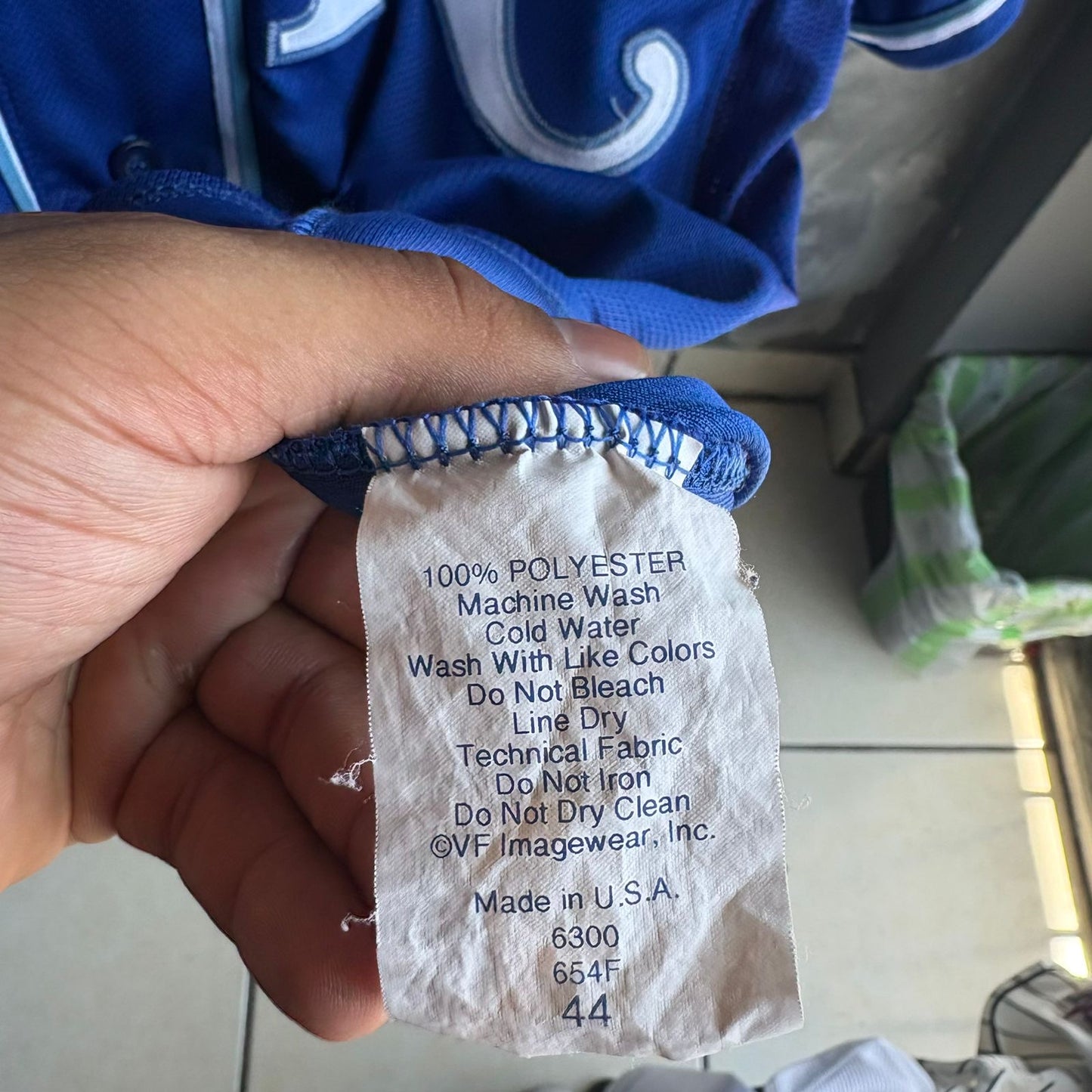 Jersey De Kansas City Royals Majestic De Hombre Talla 44 Color Azul World Series