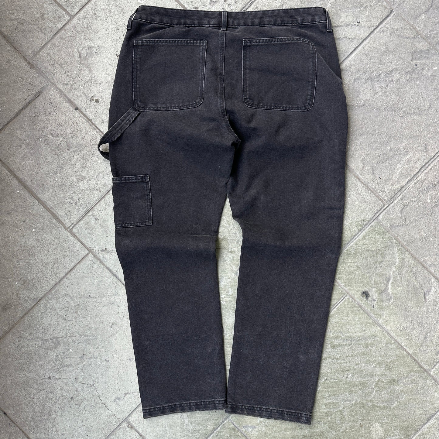 Pantalon No Boundaries De Hombre Talla 38x30 Color Negro Estilo Doble Rodilla Nuevo Con Etiquetas