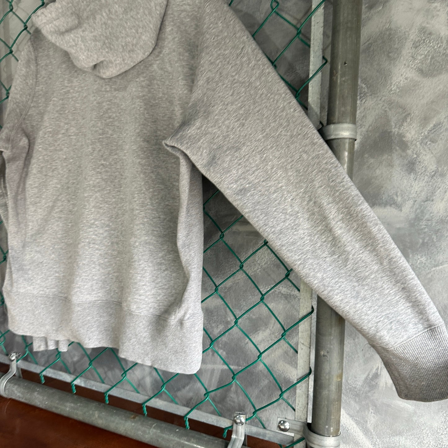 Hoodie Nike De Hombre Talla M Color Gris Mid Swosh Deportivo Gimnasio