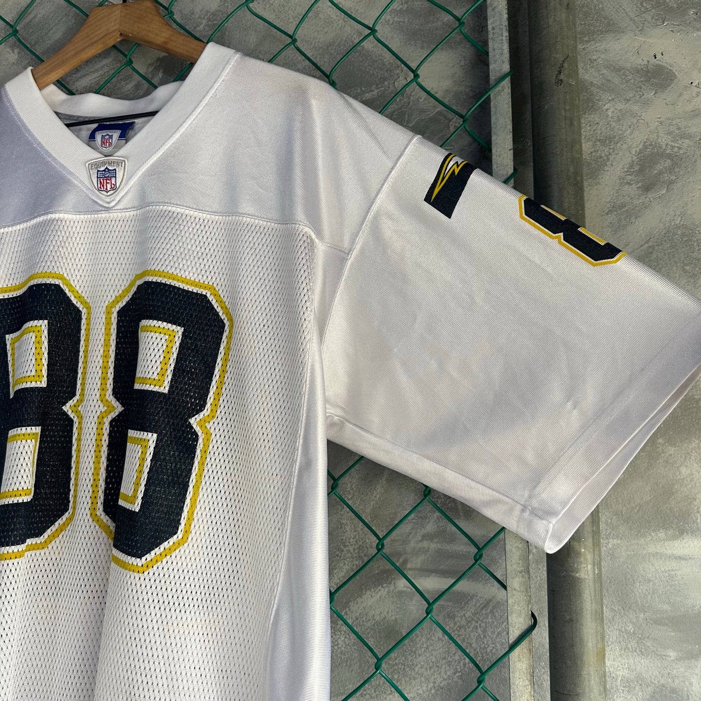 Jersey Vintage De San Diego Chargers De Hombre Talla L Color Blanco De la Marca Reebok Parker 88