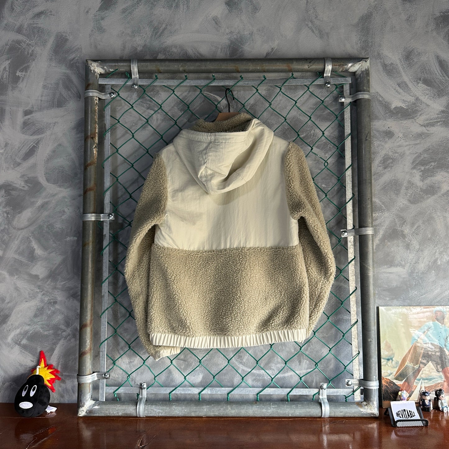 Chamarra Patagonia De Mujer Talla S Color Beige Crema Con Peluche Polar Retro Flece