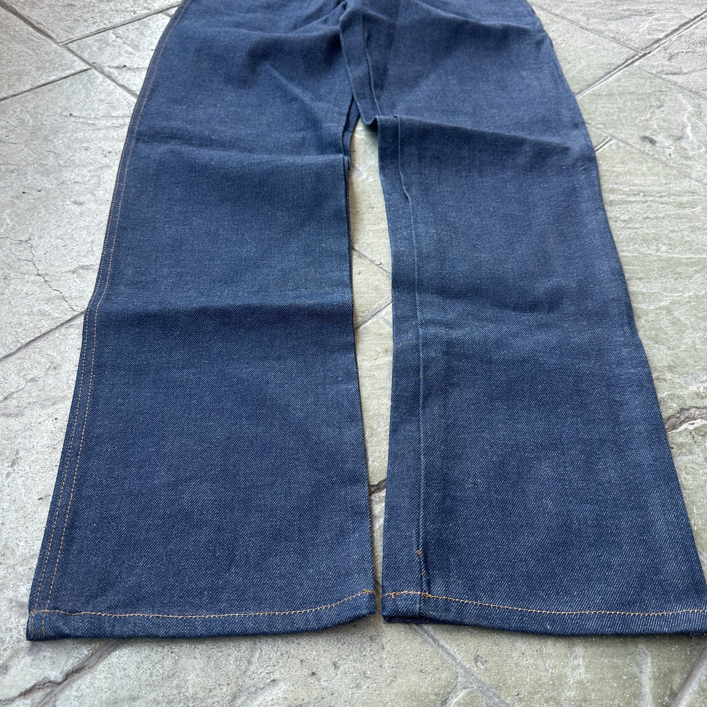 Pantalon Route 66 De Hombre Talla 30x32 Color Azul Indigo Baggy Relajado