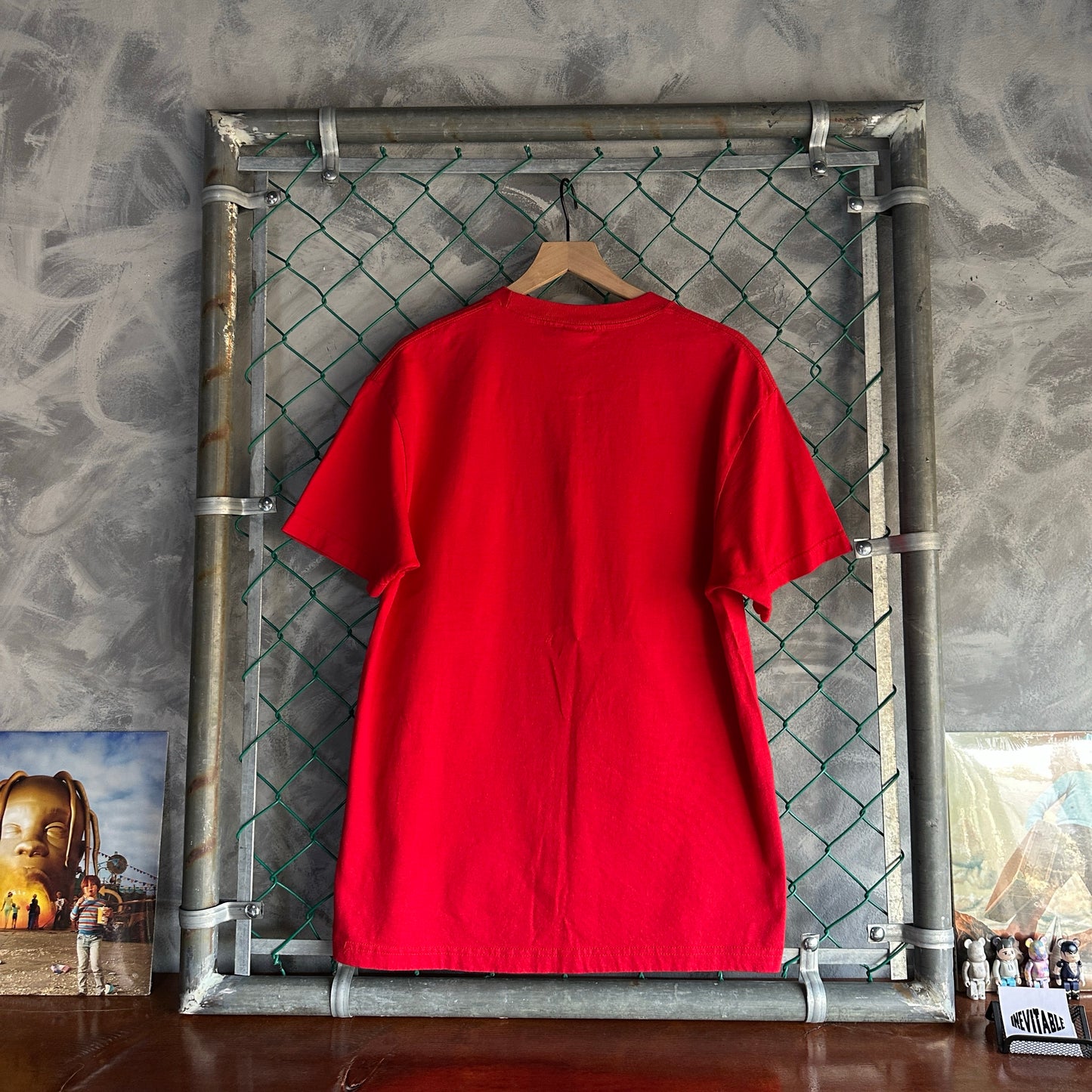 Camisa Vintage DE M&M Amarillo De Hombre Talla L Color Rojo Navideno