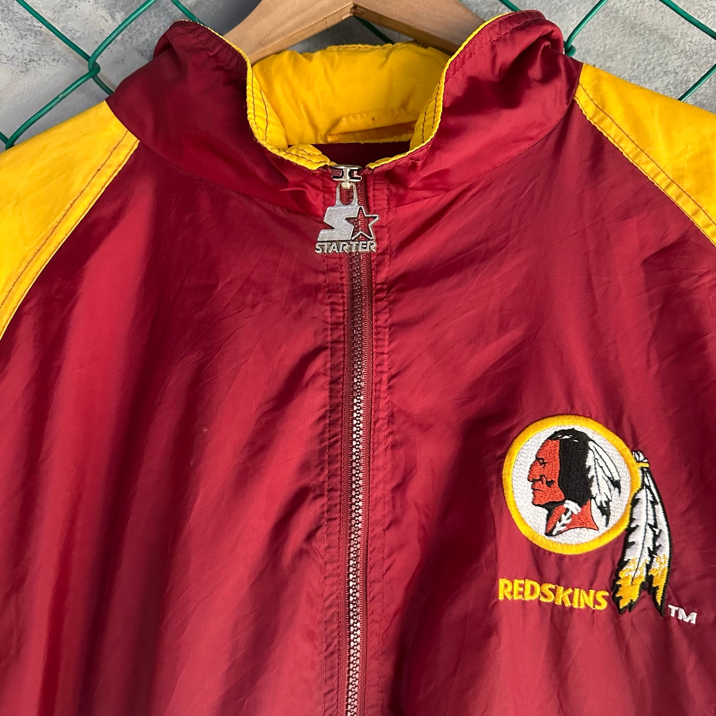Chamarra Vintage Starter Redskins De Hombre Talla Xl Color Rojo Red Skins de Washington