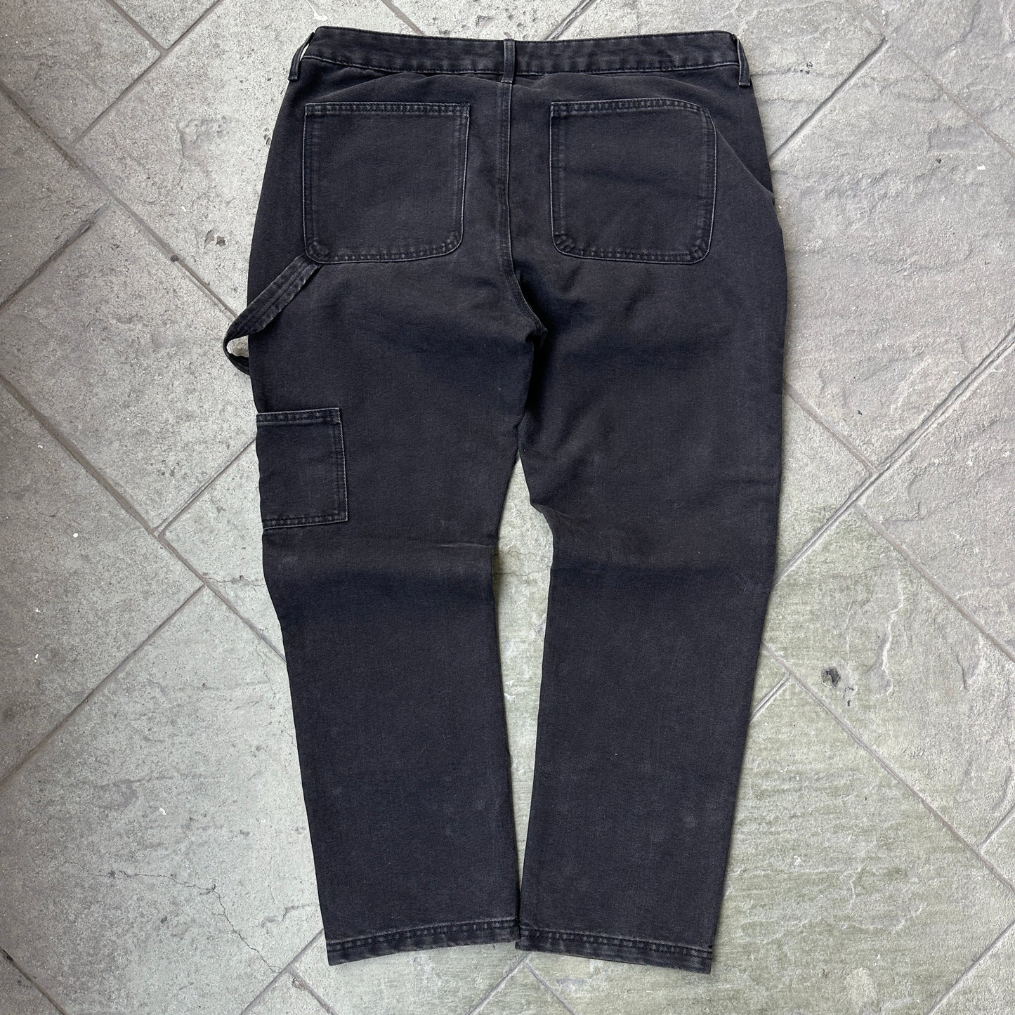 Pantalon No Boundaries De Hombre Talla 38x30 Color Negro Estilo Doble Rodilla Nuevo Con Etiquetas
