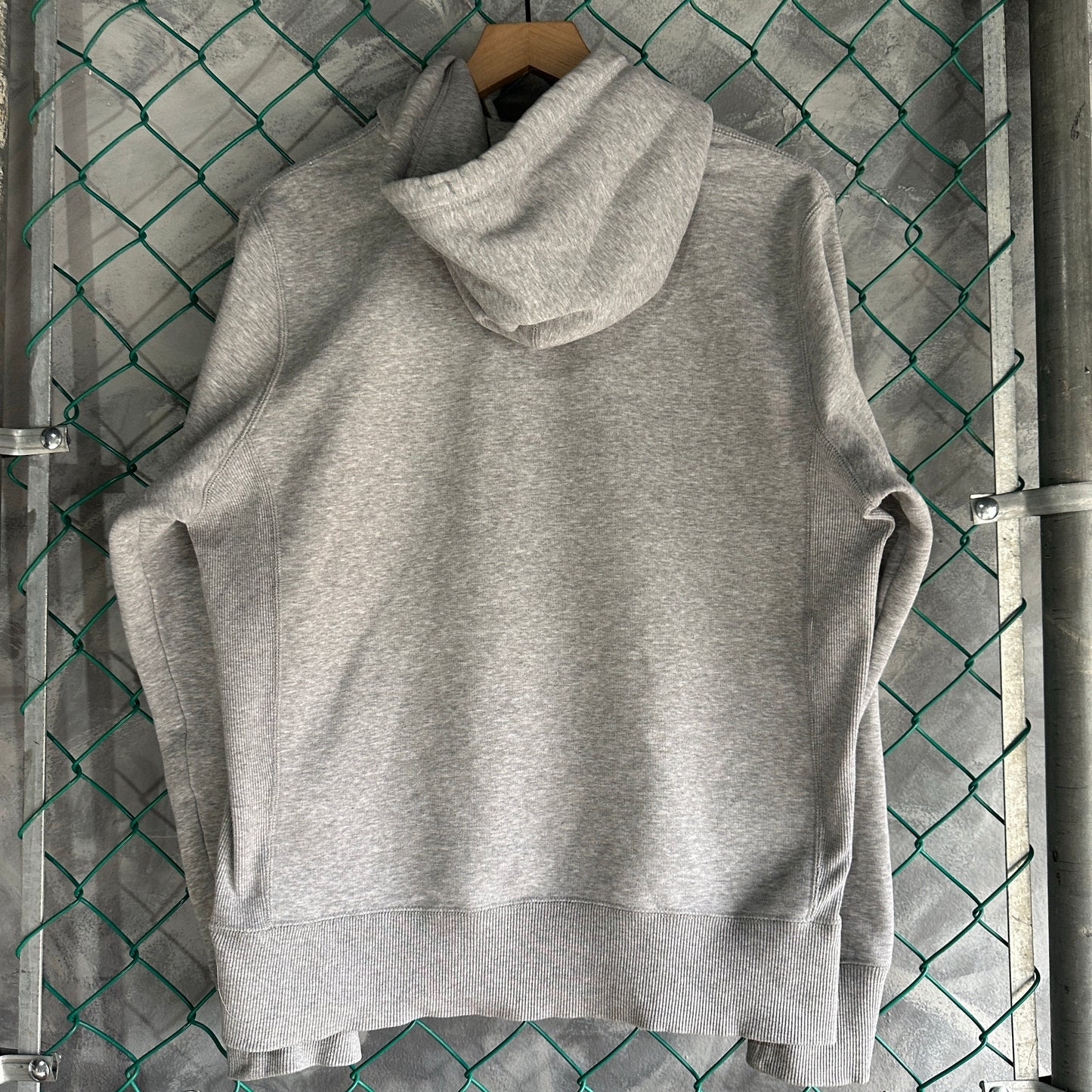 Hoodie Nike De Hombre Talla M Color Gris Mid Swosh Deportivo Gimnasio