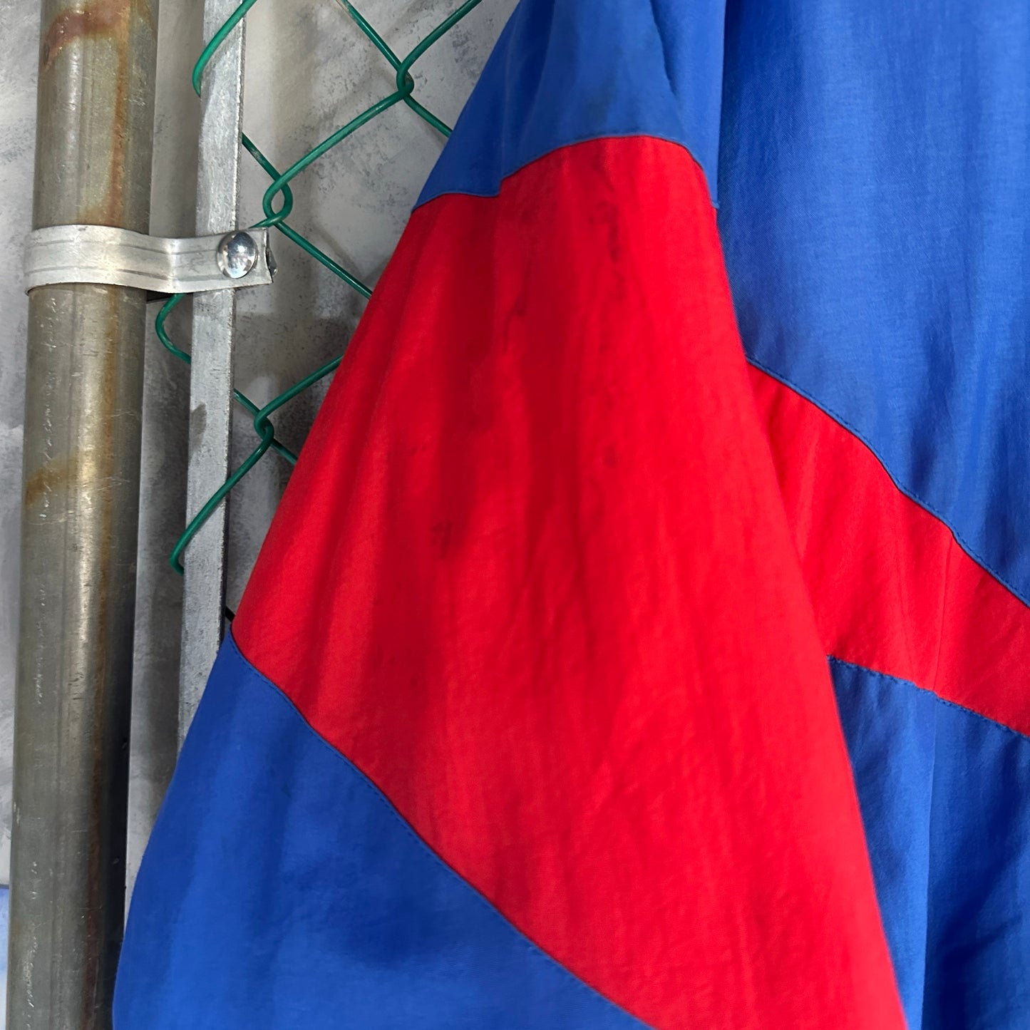 Chamarra Vintage De Hockey NY Rangers Chalk Line De Hombre Talla Xl Color Azul Rojo Con Ziper 80s