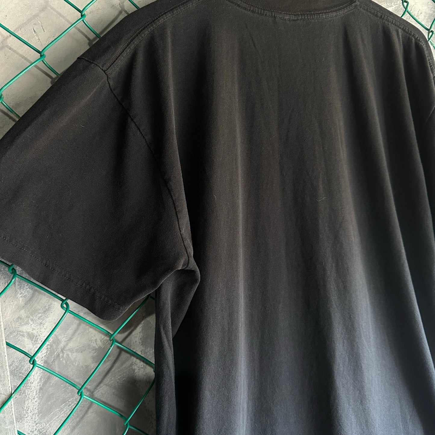 Camisa Fox De Hombre Talla XL Color Negro Desvanecido Y2K Biker Manga Corta