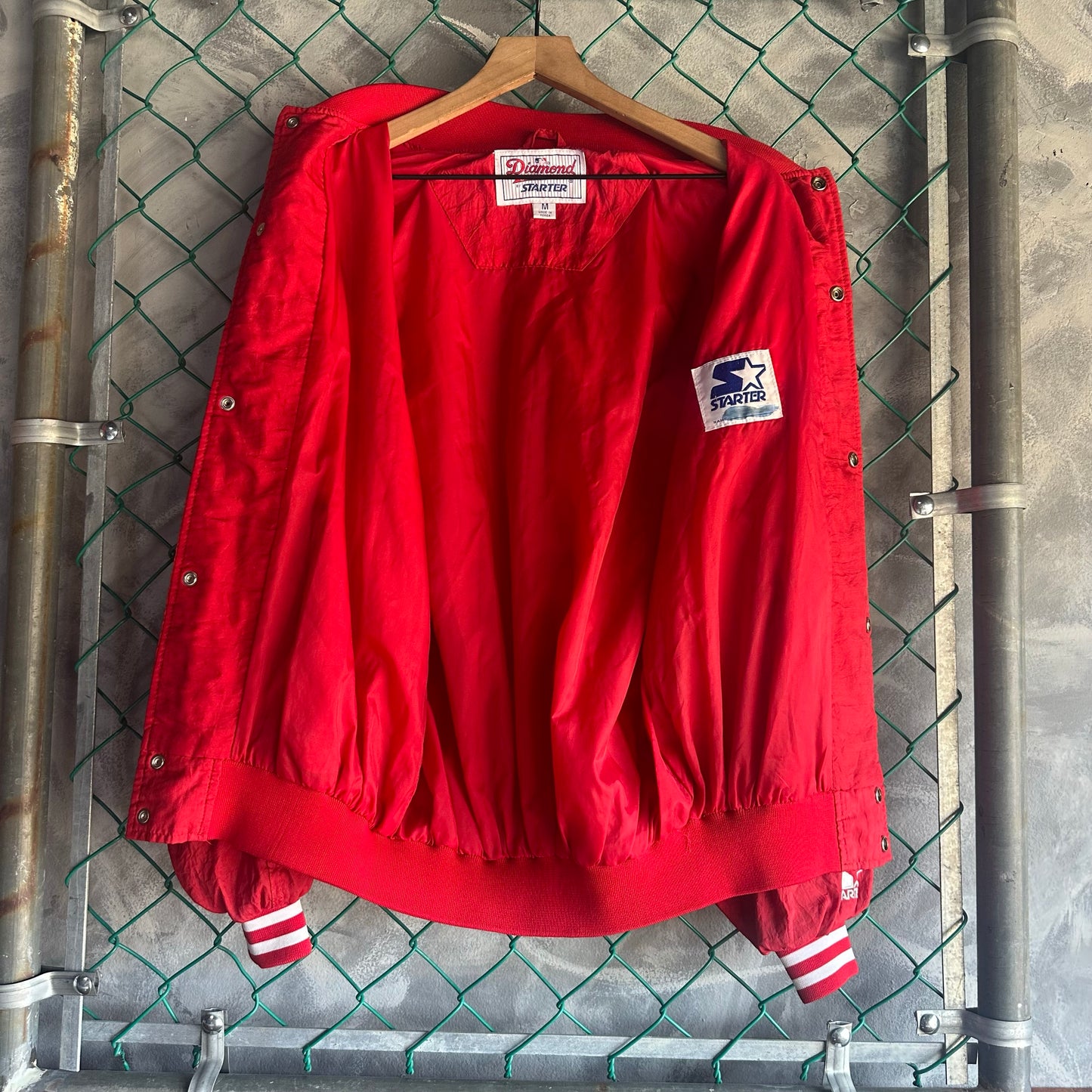 Chamarra De Cincinnati Reds Starter De Hombre Talla M Color Rojo Vintage
