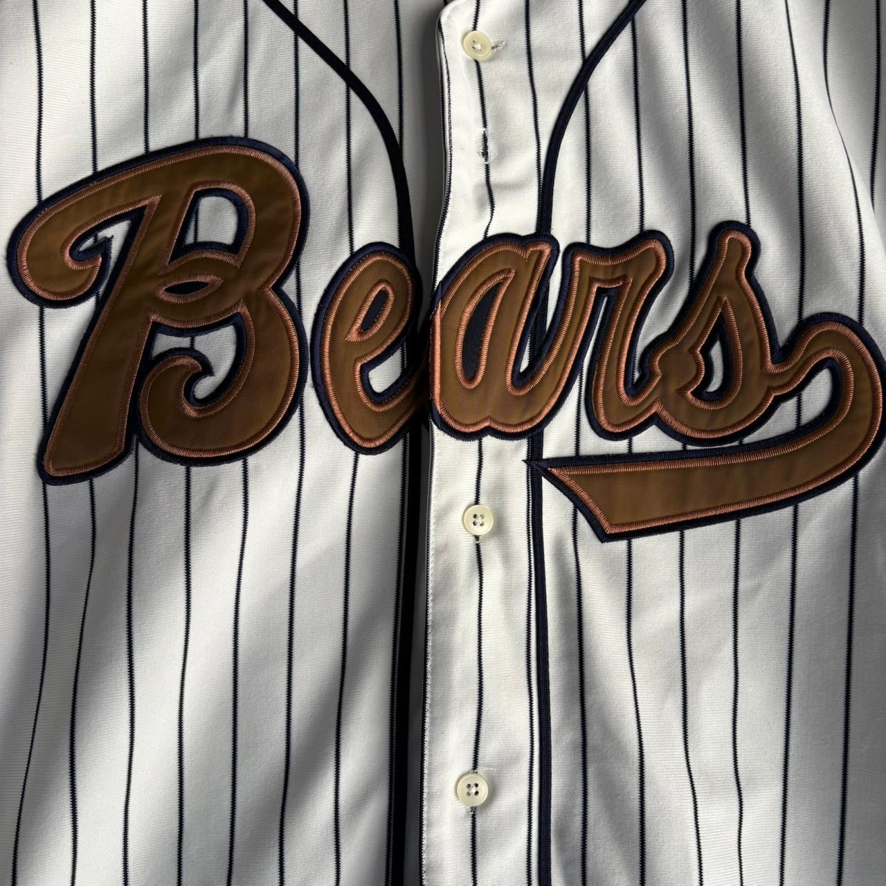 Jersey De Doosan Bears Larsen #18 Larsen Russell De Hombre Talla 52 Color Blanco De Rayas Beisbol Ligas Menores