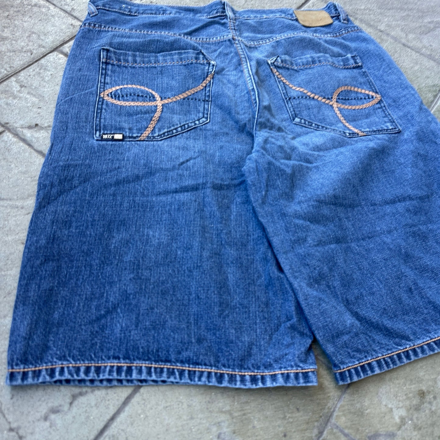 Short o Jorts Vintage Ecko Unltd De Hombre Talla 36 Color Azul Corte Baggy Y2K