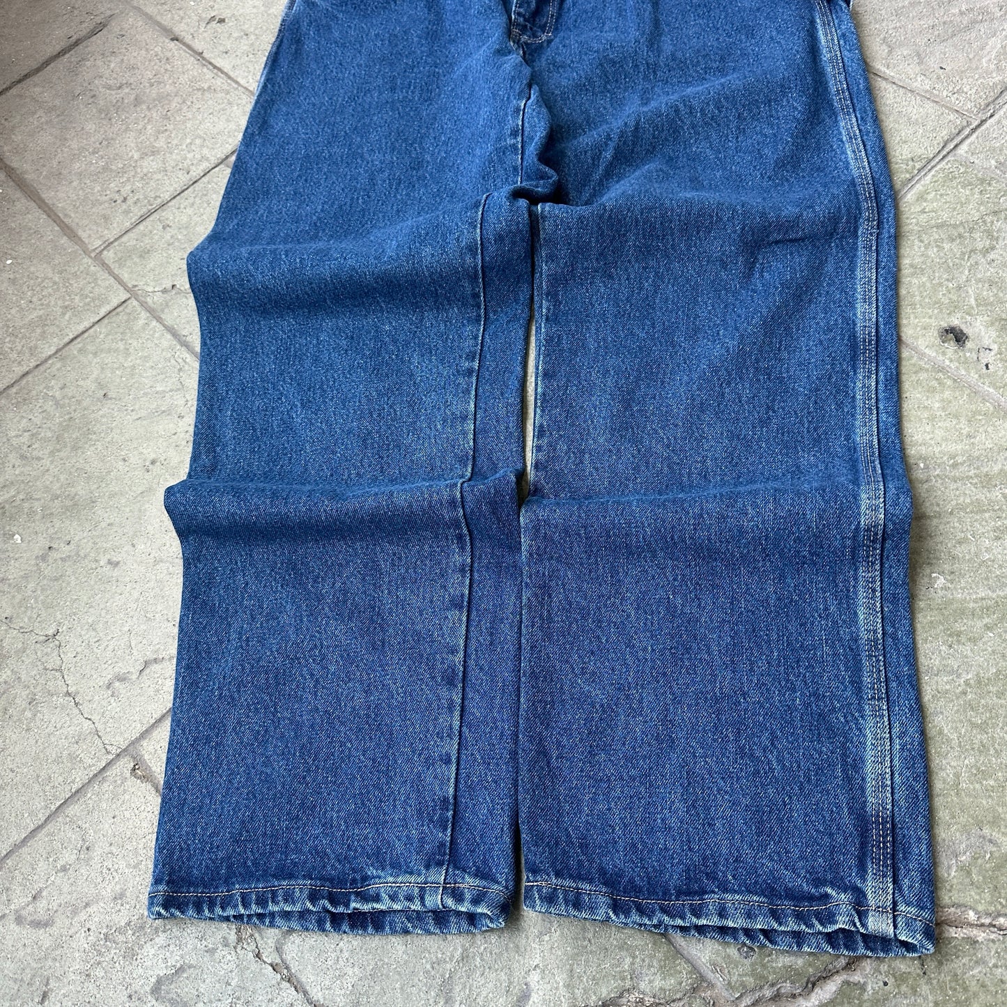 Pantalon Dickies De Hombre Talla 38x32 Color Azul Corte Relajado Estilo Carpintero Nuevo