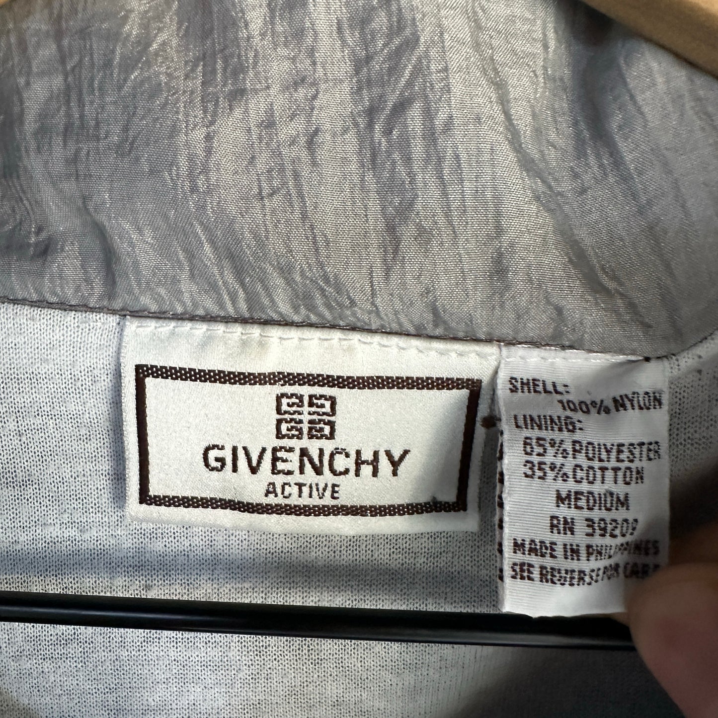 Chamarra Vintage Givenchy De Hombre Talla M Color Gris De Lujo
