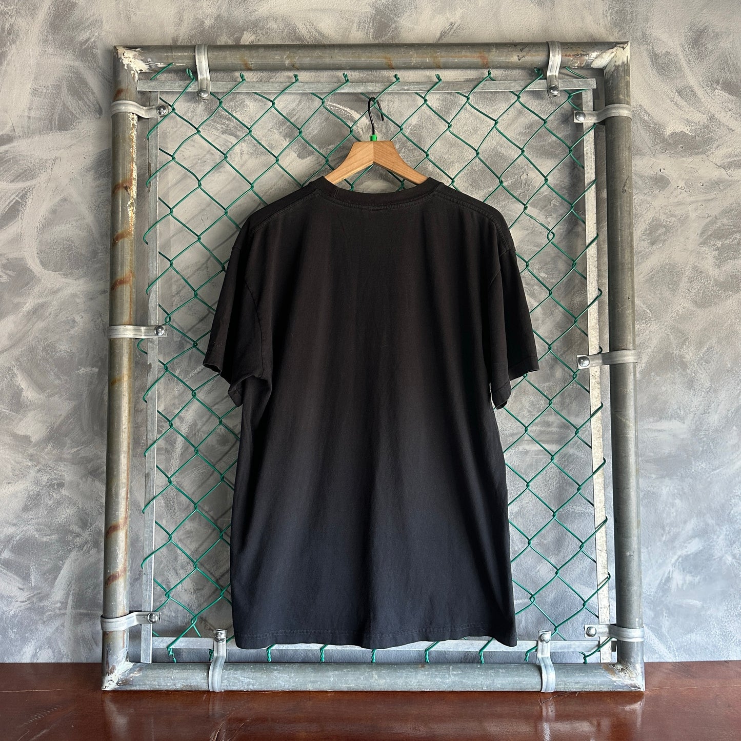 Camisa Fox De Hombre Talla XL Color Negro Desvanecido Y2K Biker Manga Corta