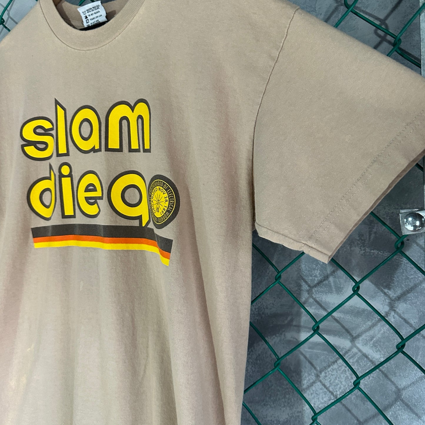 Camisa Vintage De San Diego Padres De Hombre Talla L Color Cafe