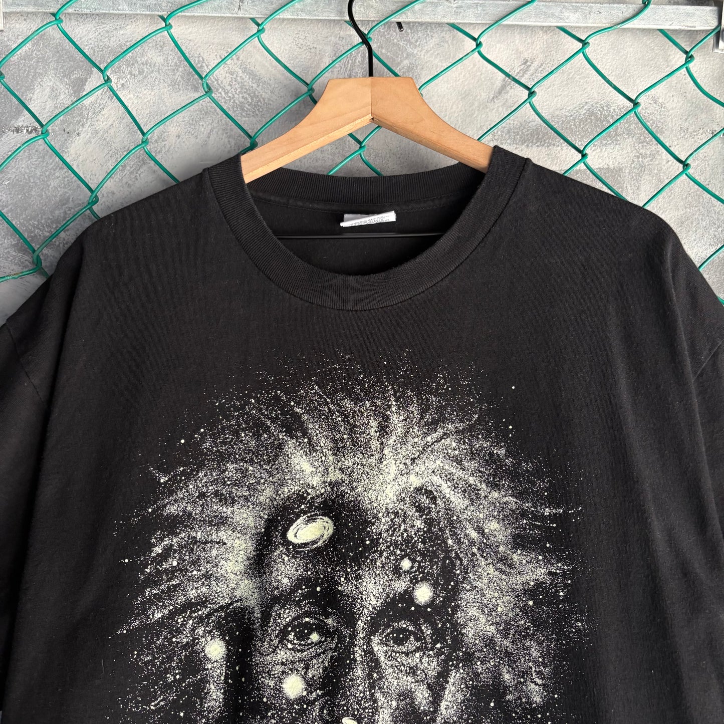 Playera Cotton Expressions Para Hombre Talla XL Color Negra Albert Einstein