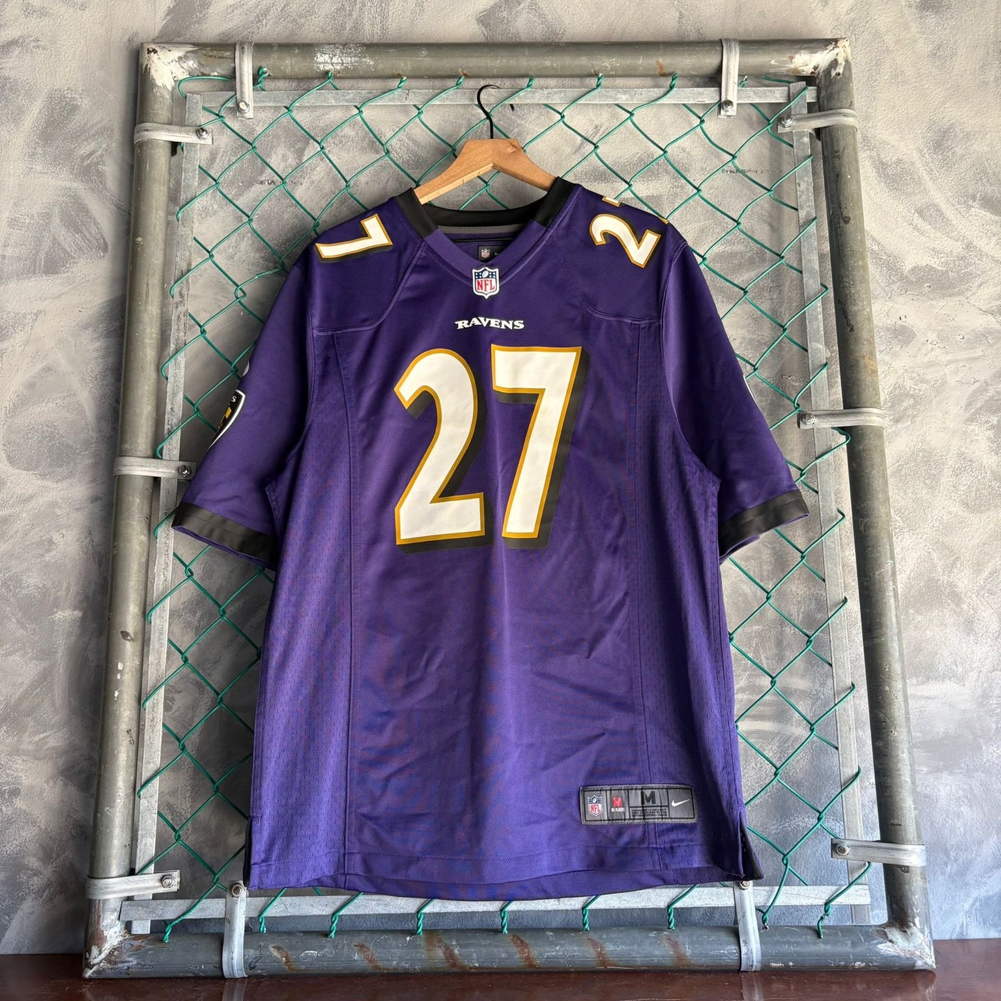 Jersey De Ravens Rice #27 Nike De Hombre Talla M Color Morado NFL