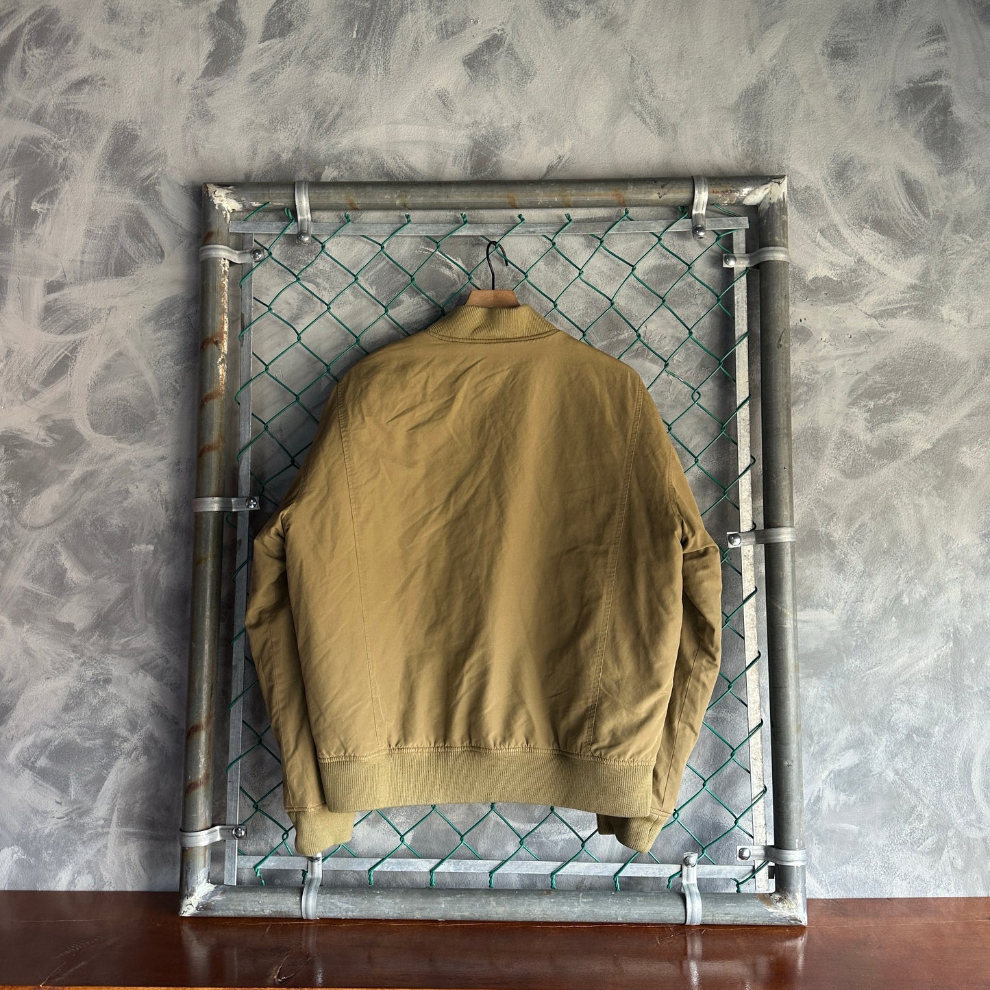 Chamarra Double Ralph Lauren Bomber Jacket De Hombre Talla L Color Verde Desvanecido