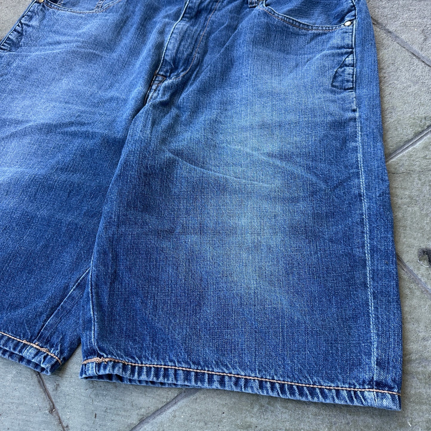Short o Jorts Vintage Ecko Unltd De Hombre Talla 36 Color Azul Corte Baggy Y2K