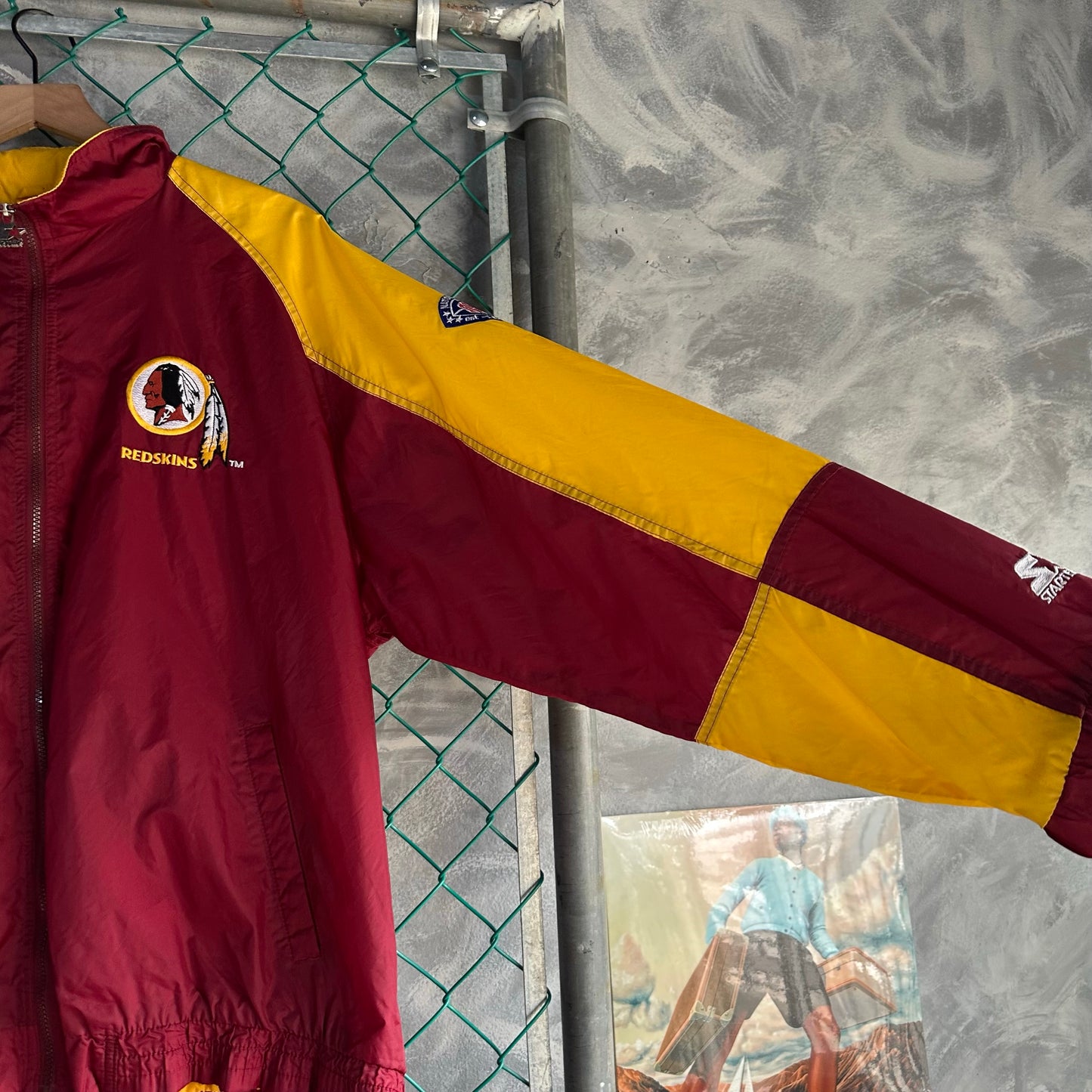 Chamarra Vintage Starter Redskins De Hombre Talla Xl Color Rojo Red Skins de Washington