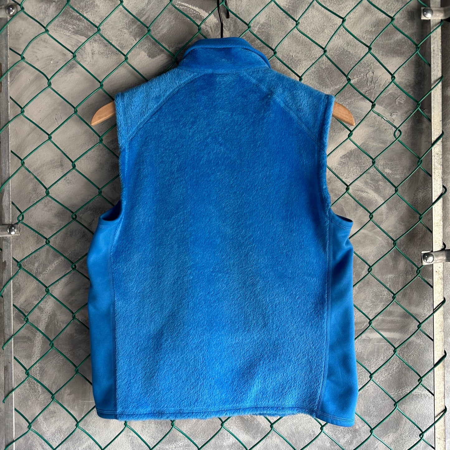 Chaleco Patagonia De mujer Talla M Color Azul De Peluche Polartec Hiking Alpinismo Senderismo
