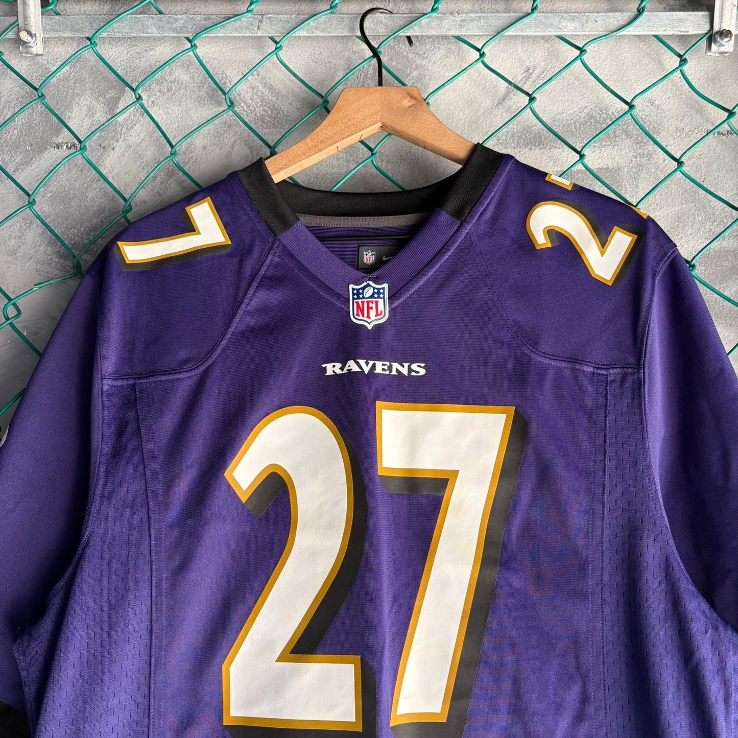 Jersey De Ravens Rice #27 Nike De Hombre Talla M Color Morado NFL
