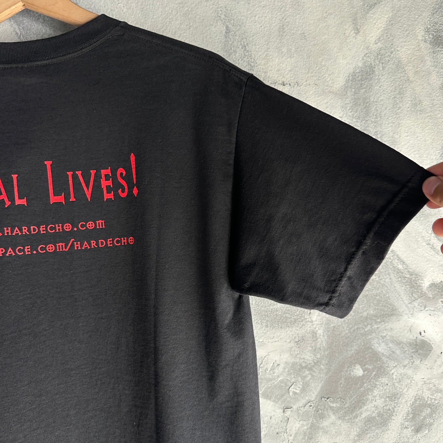 Camisa Vintage Hard Ecko De Hombre Talla M Color Negro MySpace Blog Metal Lives AAA