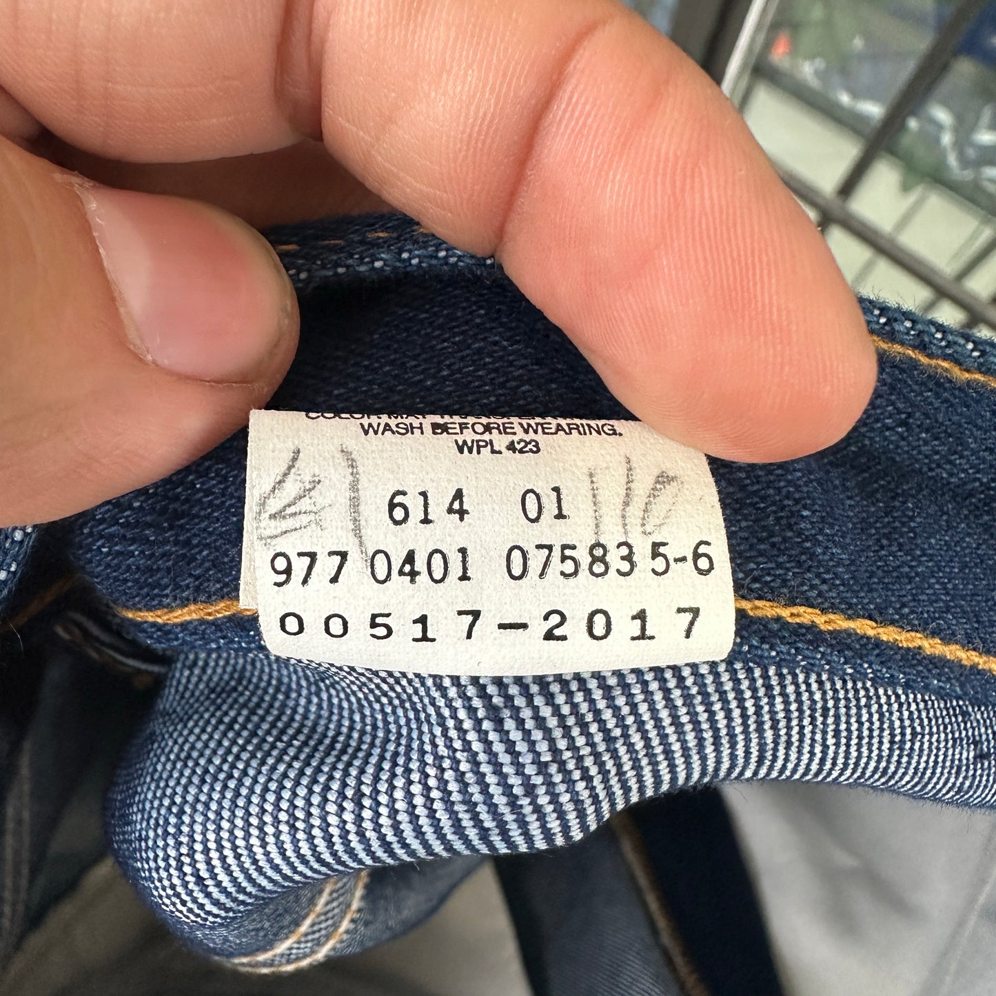 Pantalon Levis De Hombre Talla 38x30 Color Azul Corte Acampanado 517 Vintage BootCut