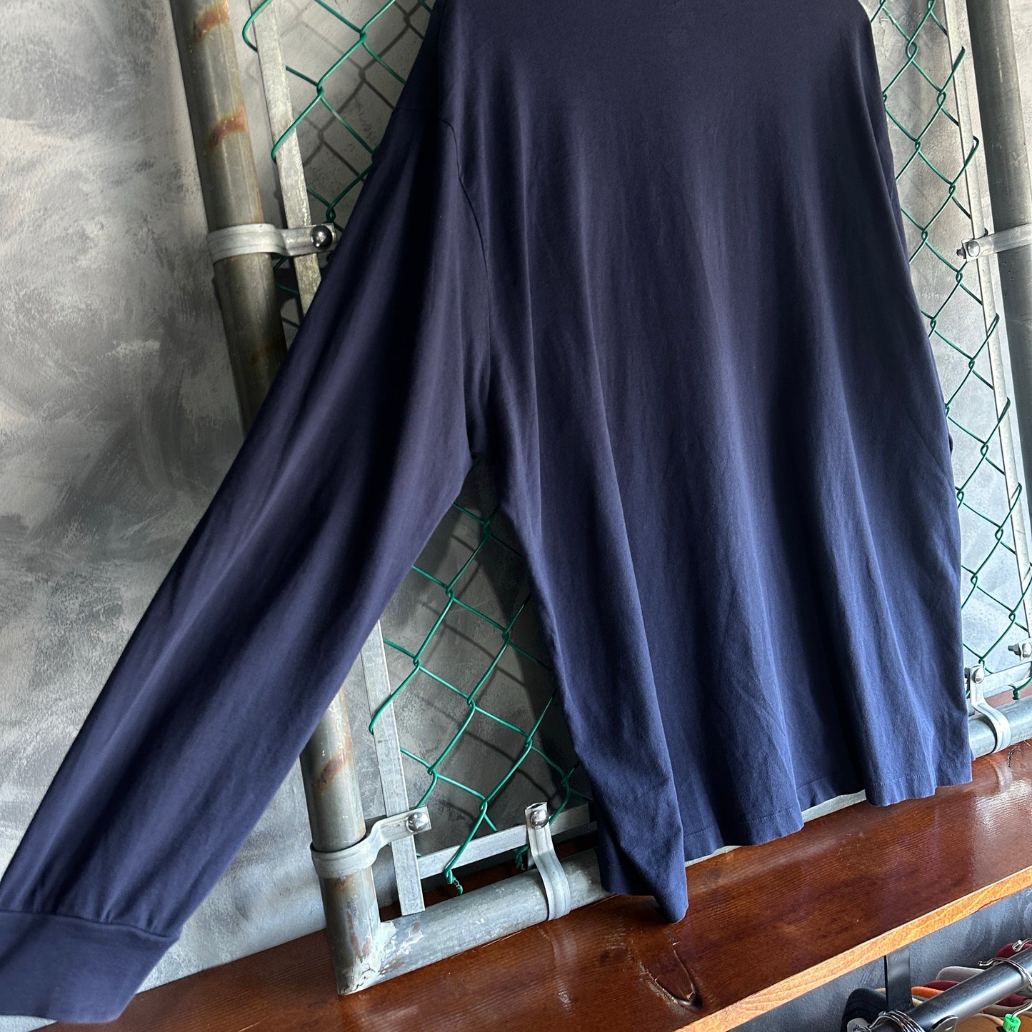 Camisa Polo Ralph Lauren De Hombre Talla Xl Color Azul Marino Lofi Manga Larga