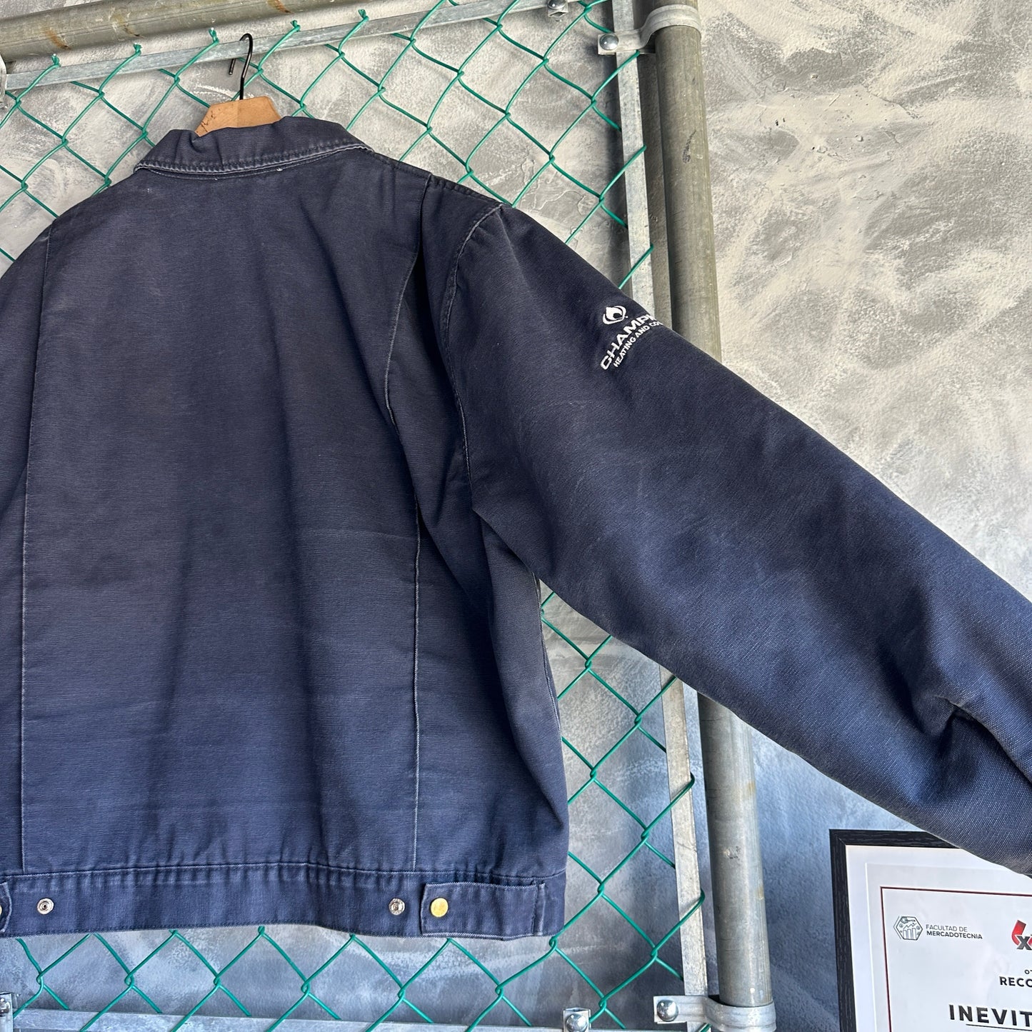 Chamarra Dickies De Hombre Talla Xl Color Azul Marino Detroit Workwear