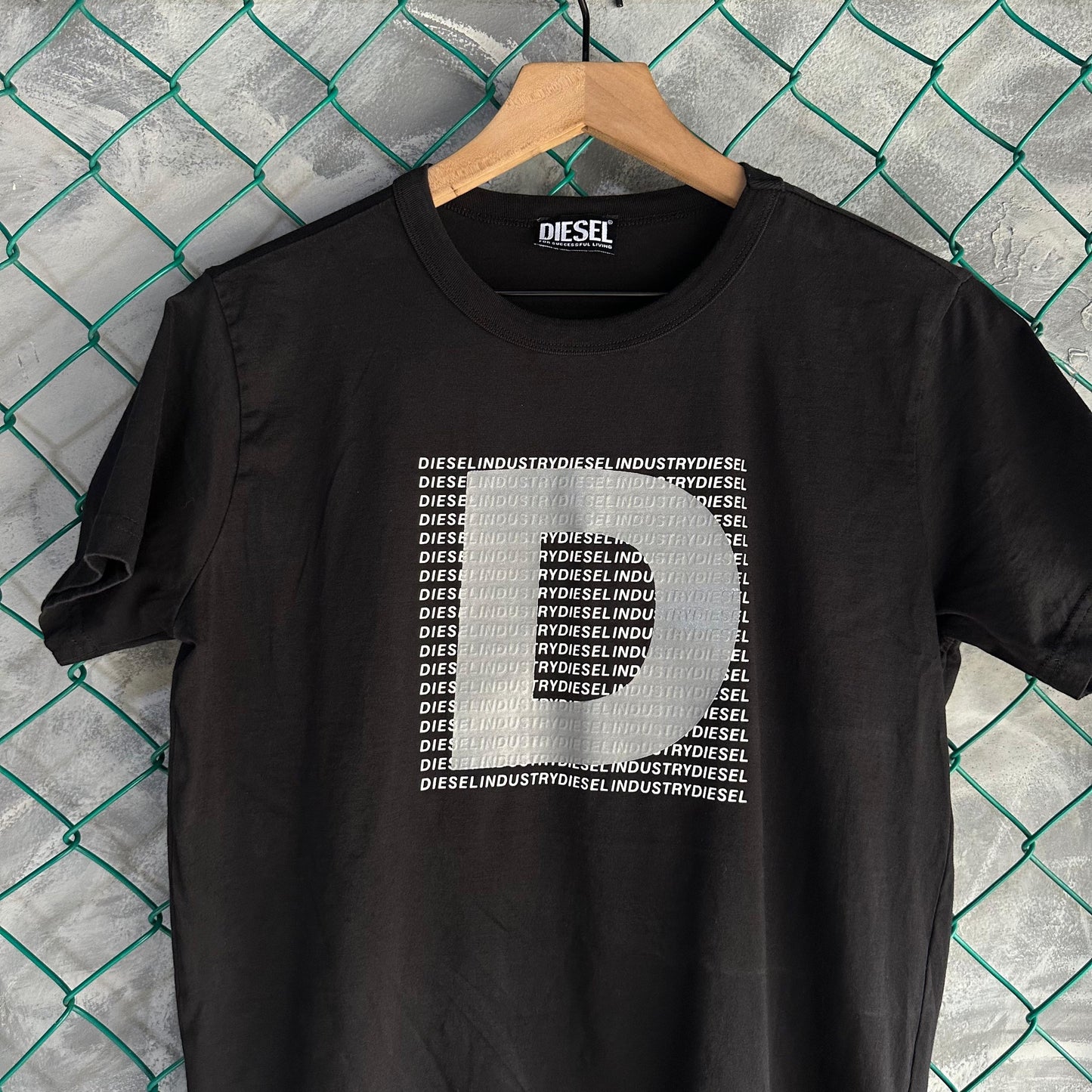 Camisa Diesel De Hombre Talla S Color Negro Original Manga Corta Lujo