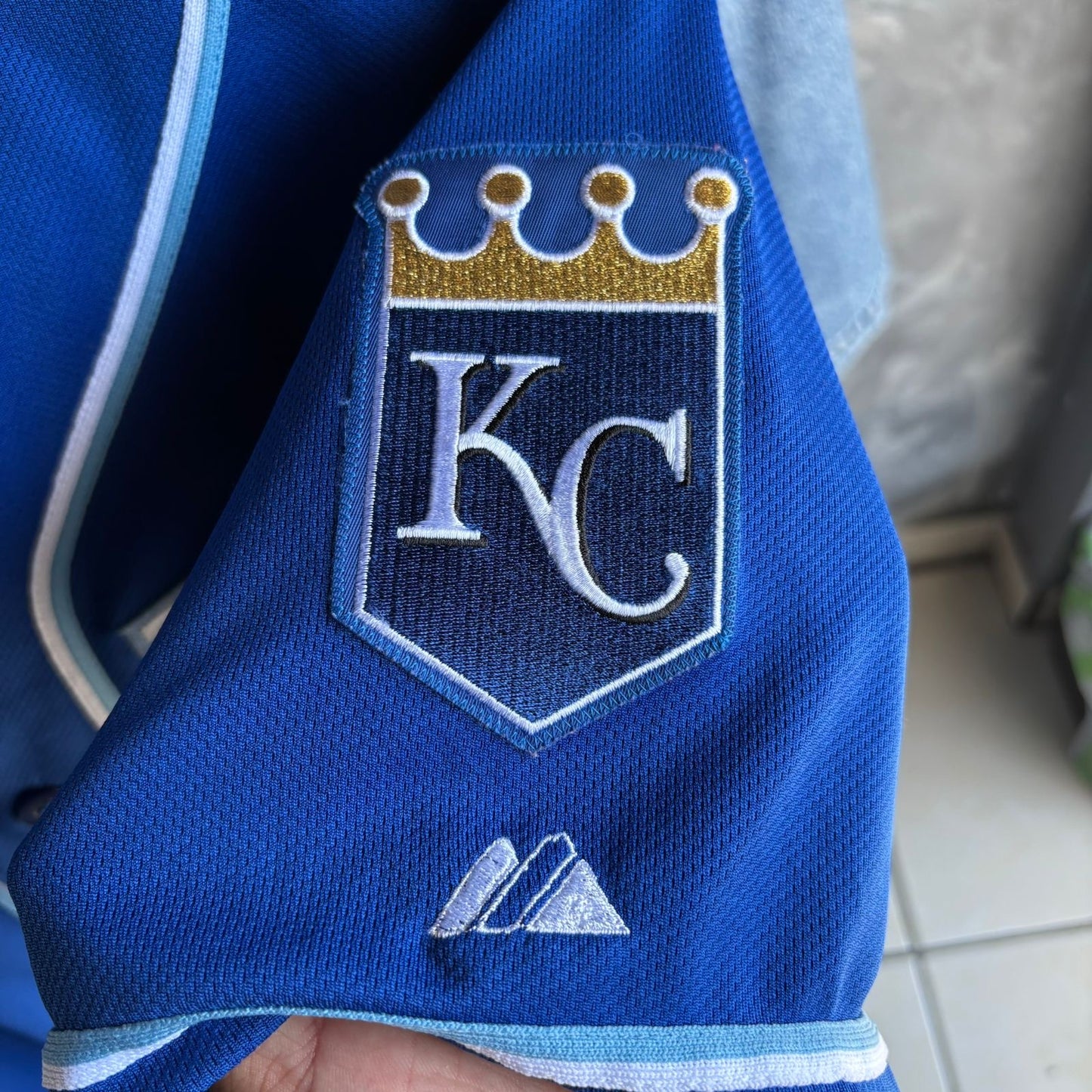 Jersey De Kansas City Royals Majestic De Hombre Talla 44 Color Azul World Series