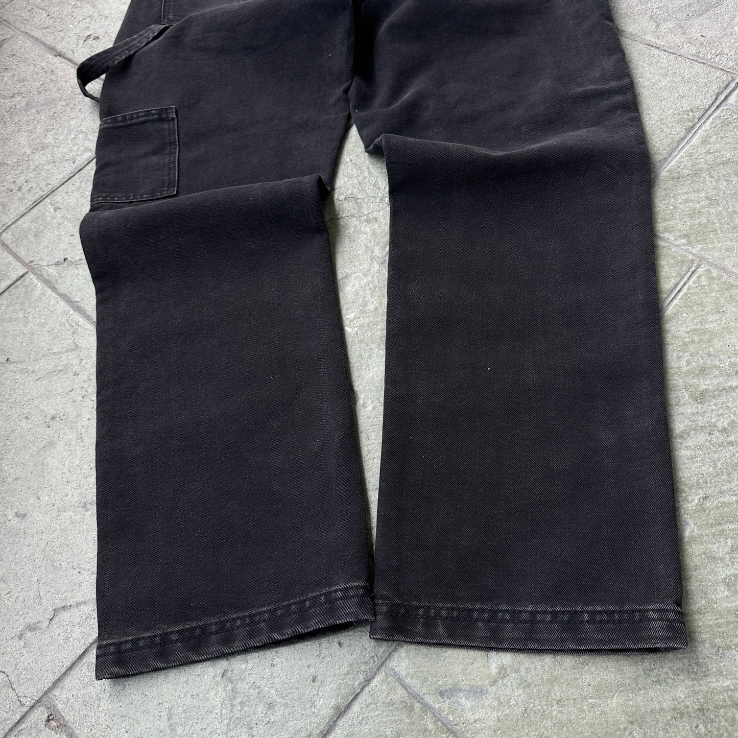 Pantalon No Boundaries De Hombre Talla 38x30 Color Negro Estilo Doble Rodilla Nuevo Con Etiquetas