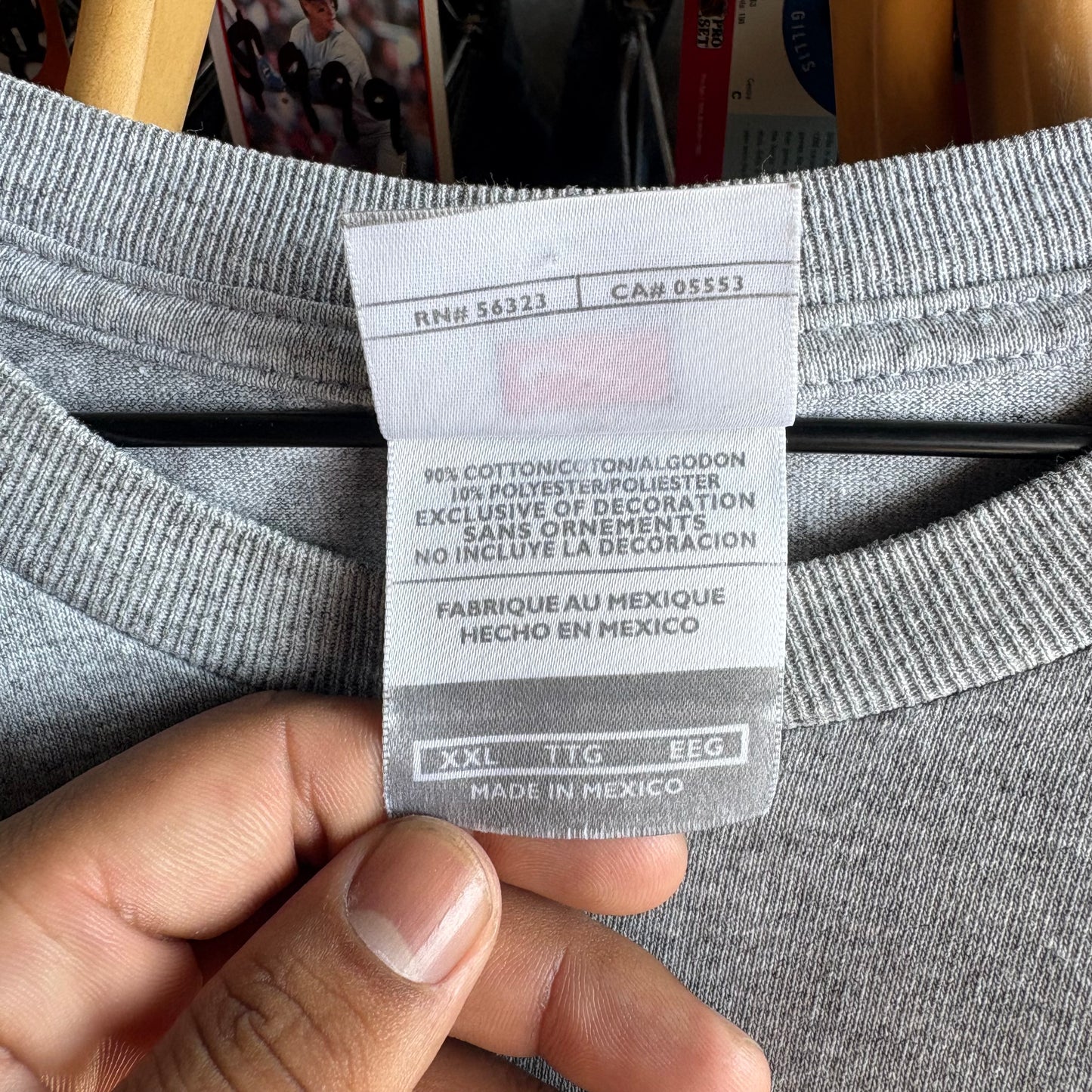 Playera Nike Para Hombre Talla 2XL Color Gris 2000’s East County Rebels