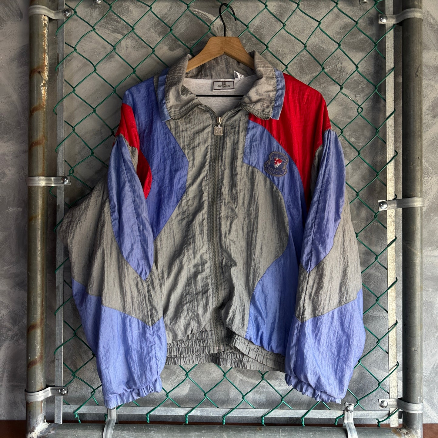 Chamarra Vintage Givenchy De Hombre Talla M Color Gris De Lujo