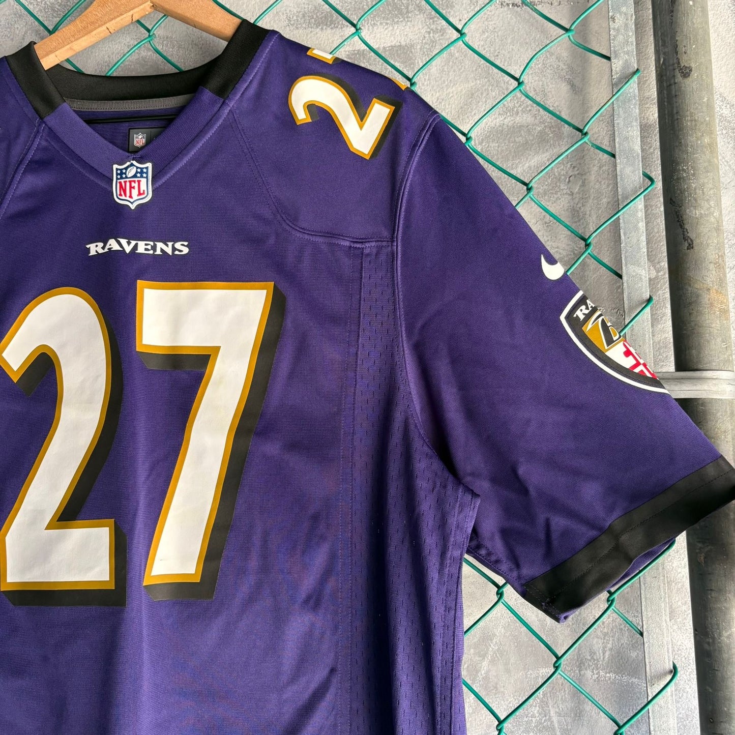 Jersey De Ravens Rice #27 Nike De Hombre Talla M Color Morado NFL