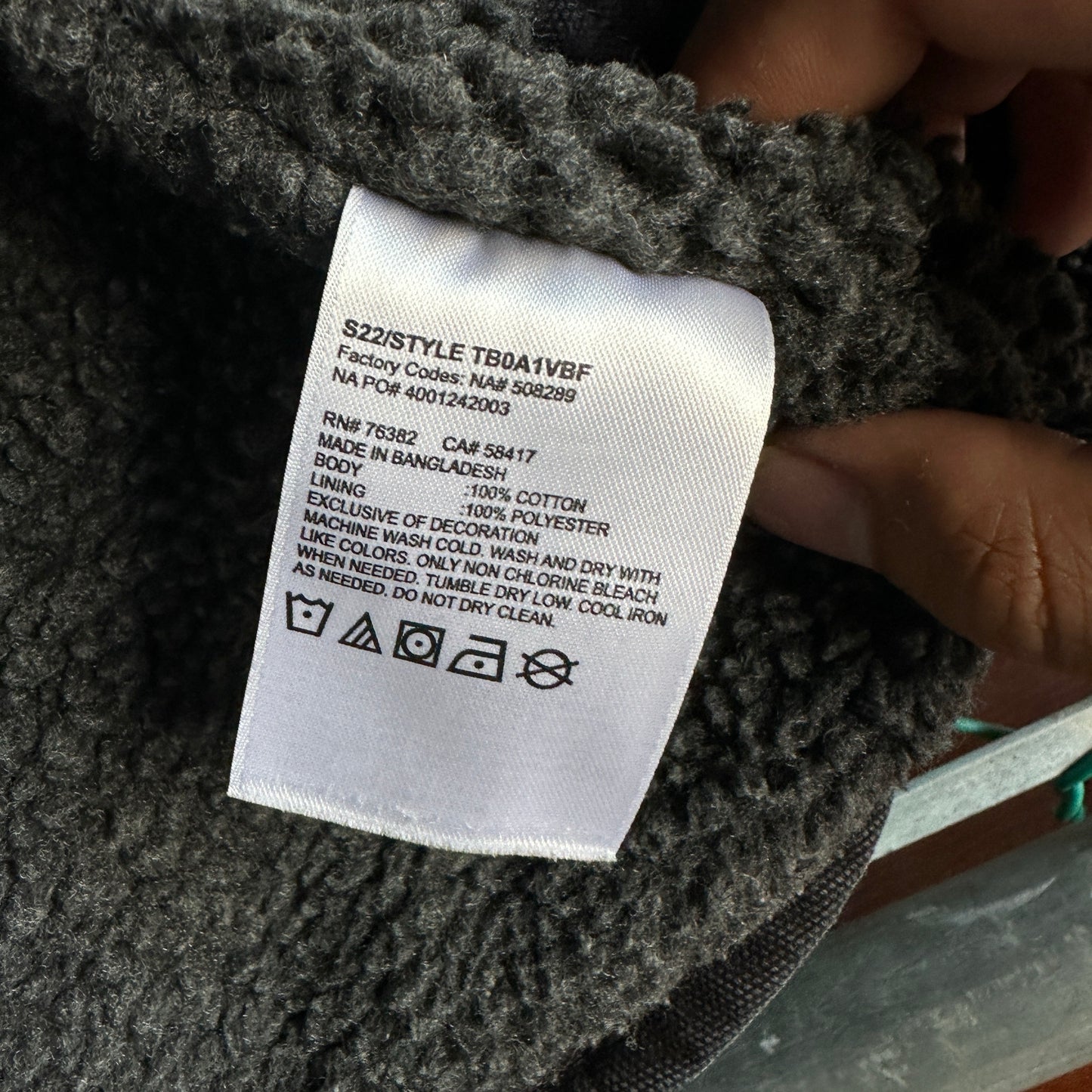 Chaleco Timberland De Hombre Talla L Color Negro Con Forro de Peluche Estilo Carhartt de Trabajo